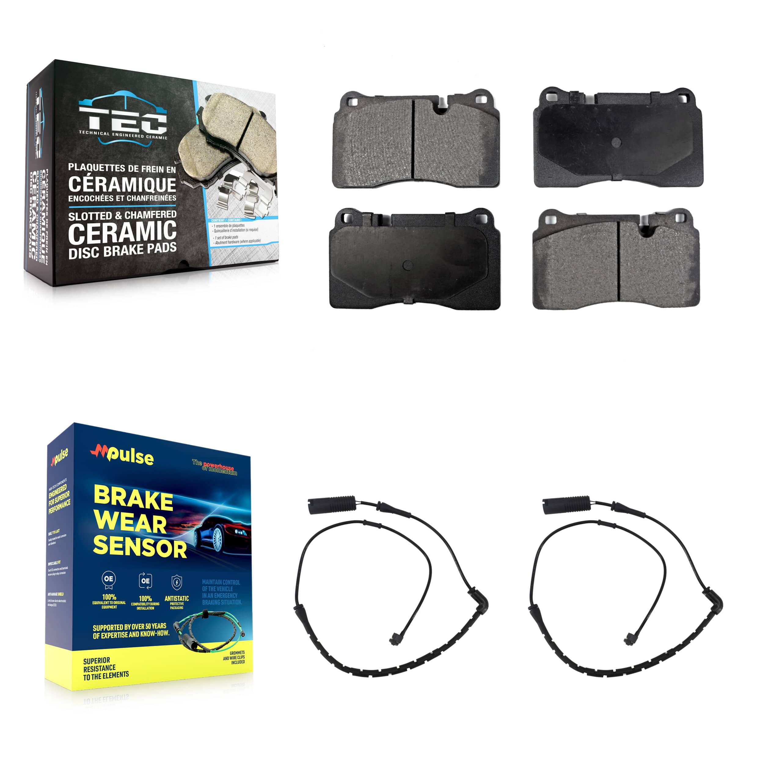TEC - KTW-100879 - Front Disc Brake Pad Kits