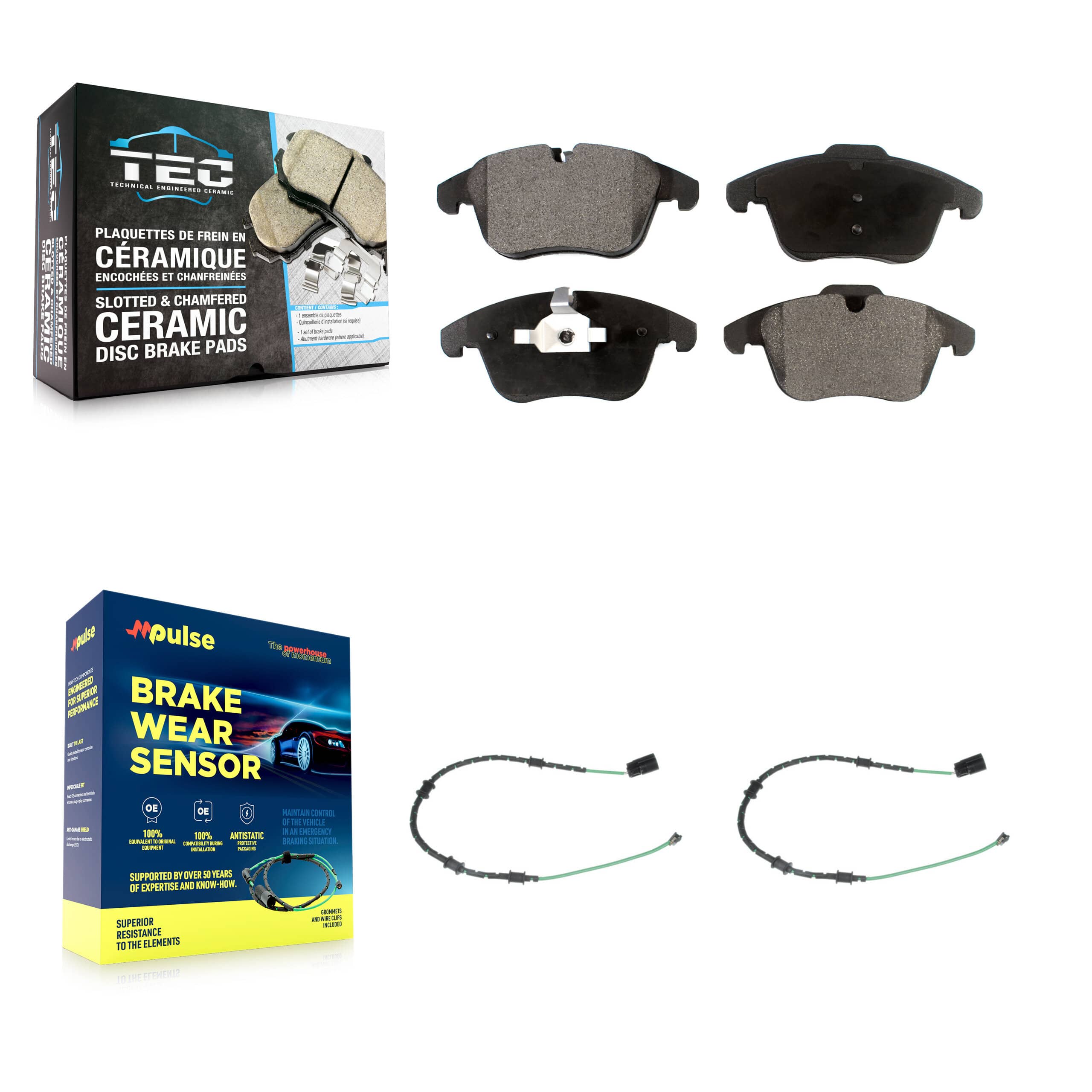 TEC - KTW-100887 - Front Disc Brake Pad Kits