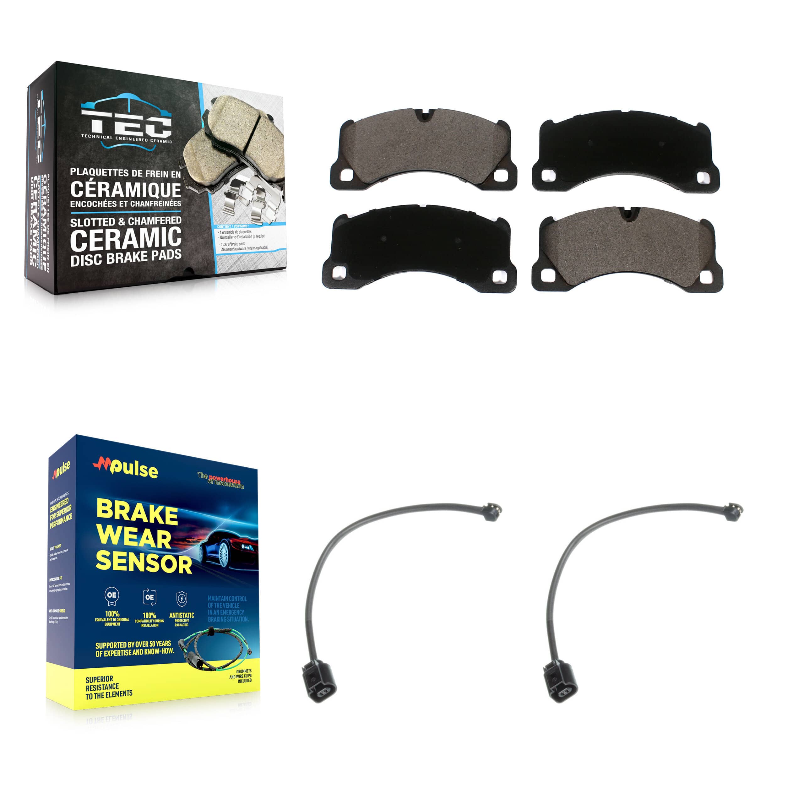 TEC - KTW-100898 - Front Disc Brake Pad Kits