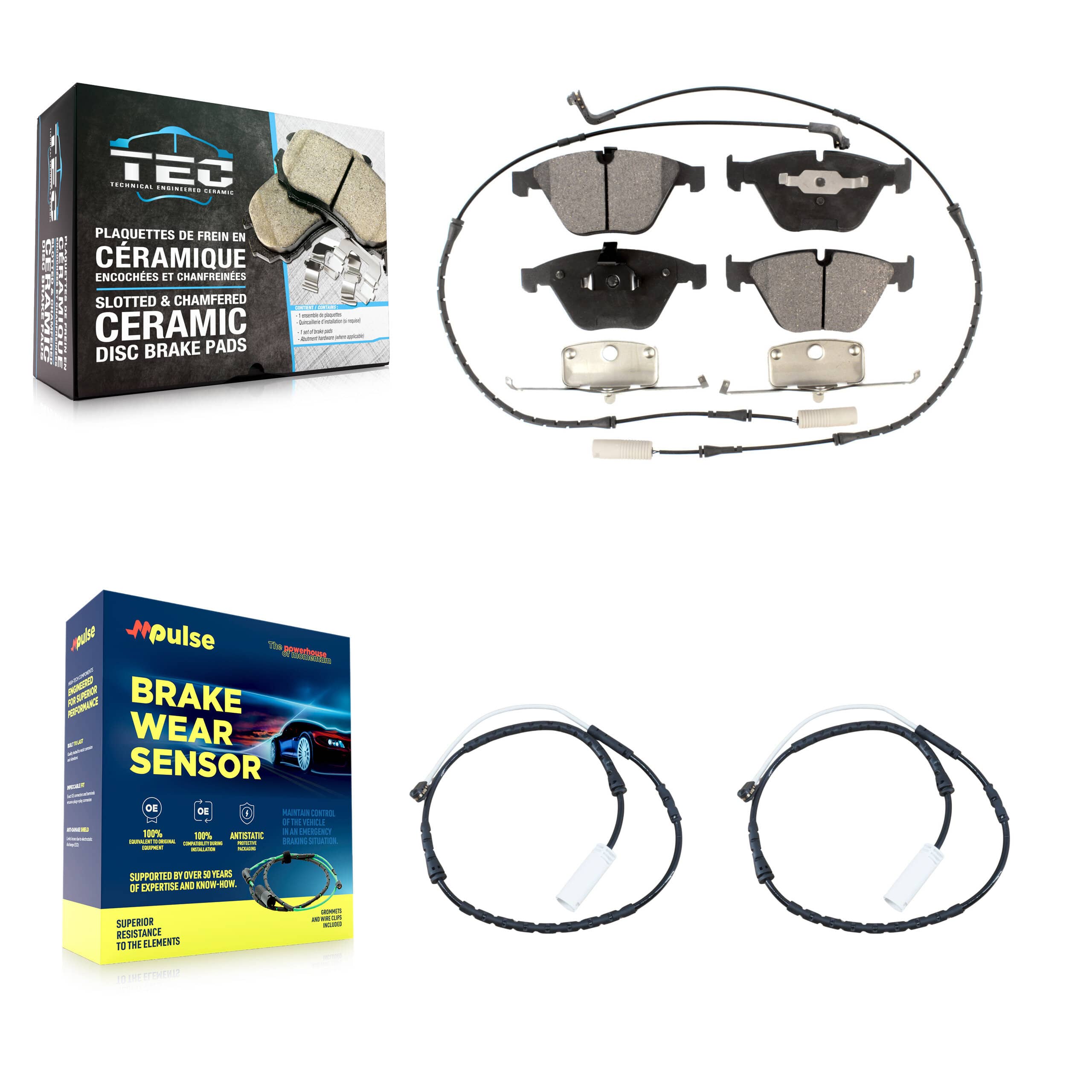 TEC - KTW-100905 - Front Disc Brake Pad Kits