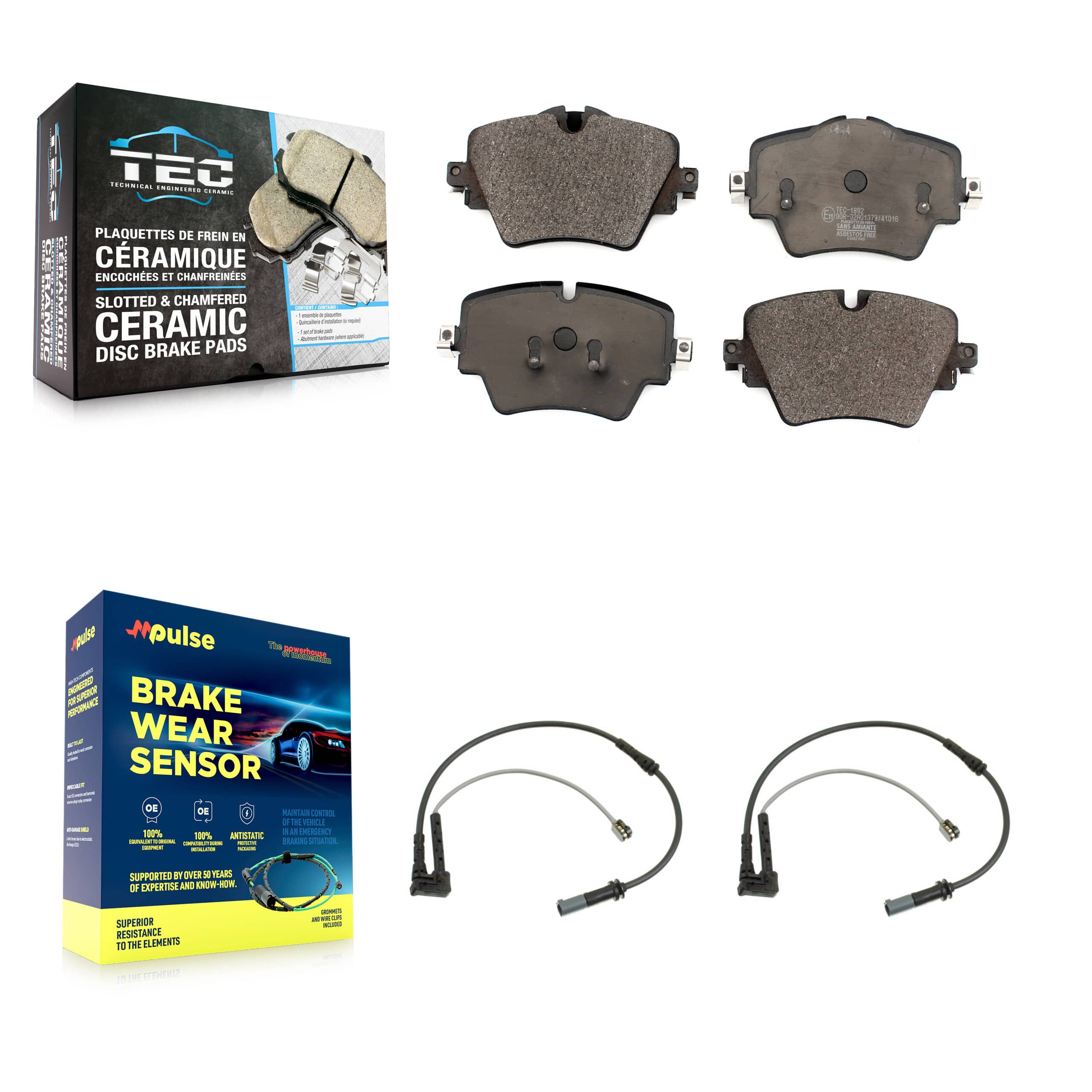 TEC - KTW-100906 - Front Disc Brake Pad Kits