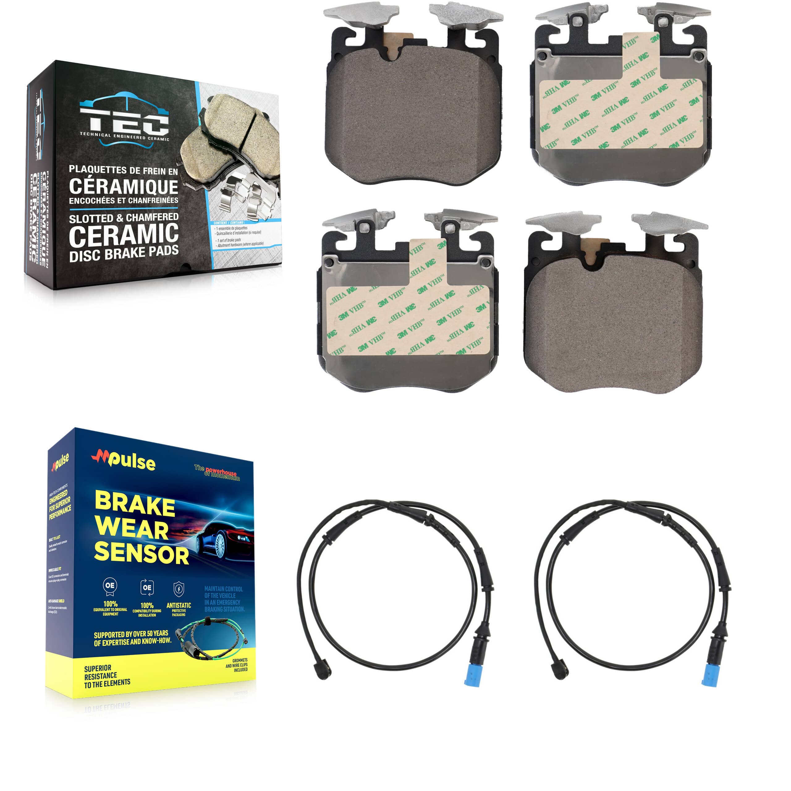 TEC - KTW-100914 - Front Disc Brake Pad Kits