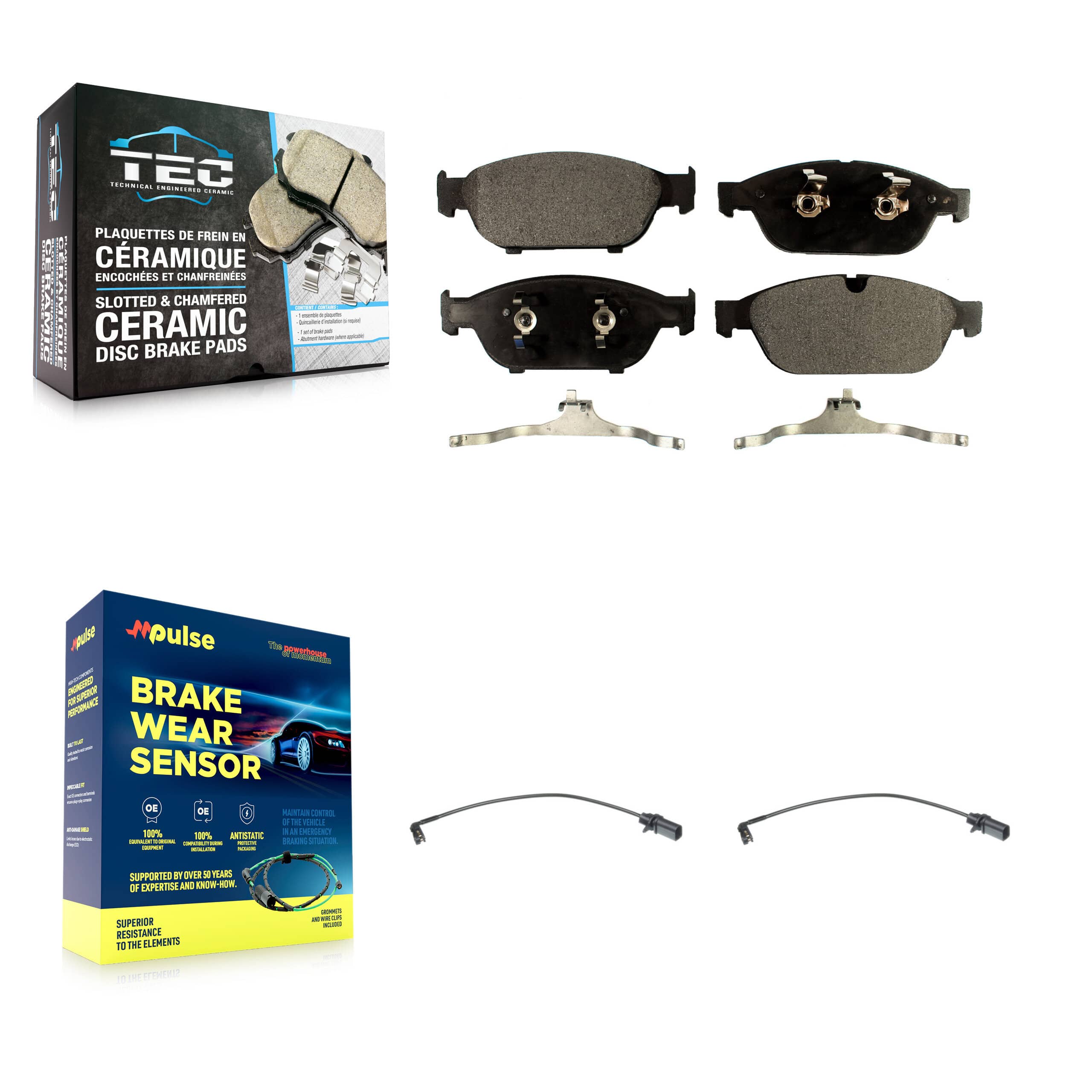 TEC - KTW-100924 - Front Disc Brake Pad Kits
