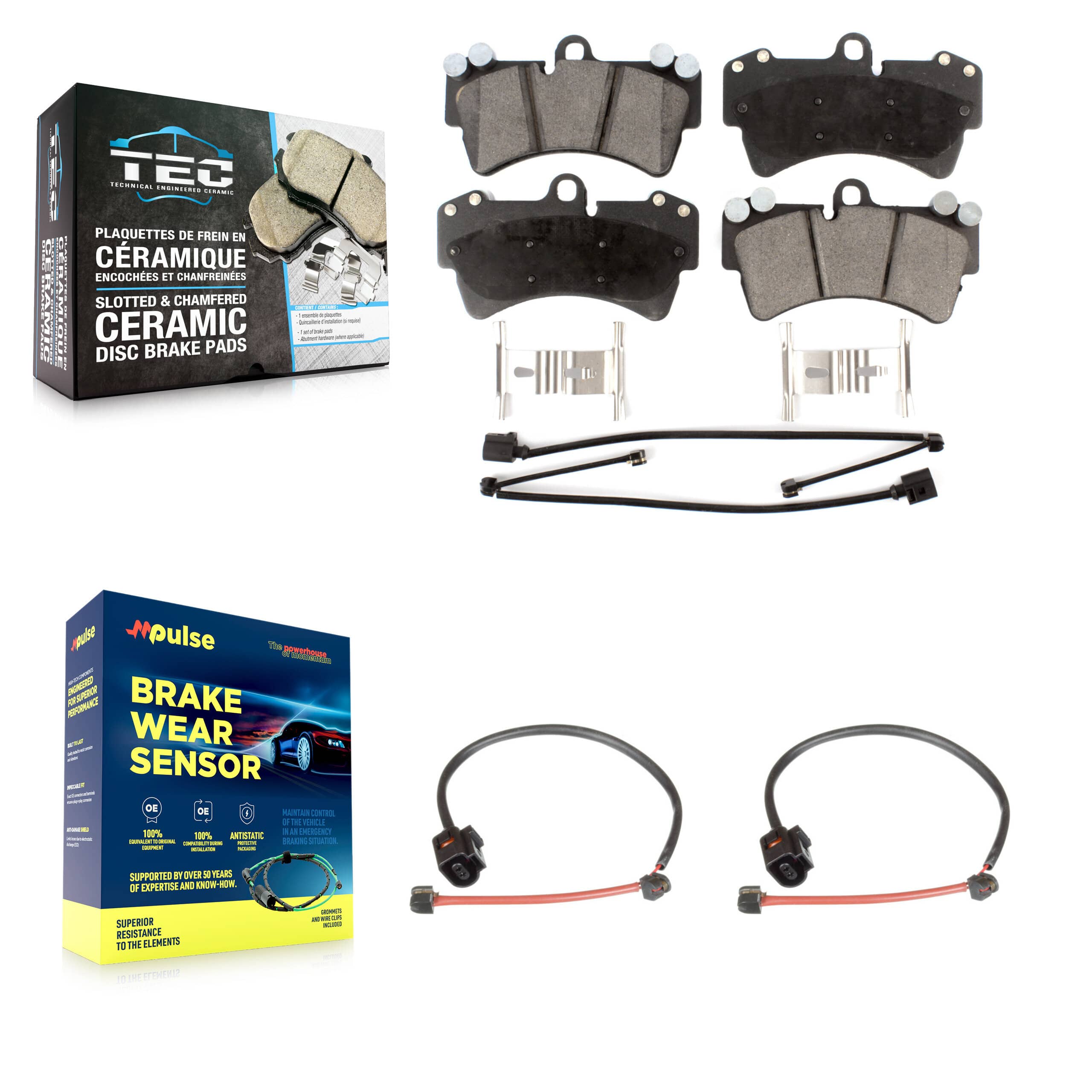 TEC - KTW-100940 - Front Disc Brake Pad Kits