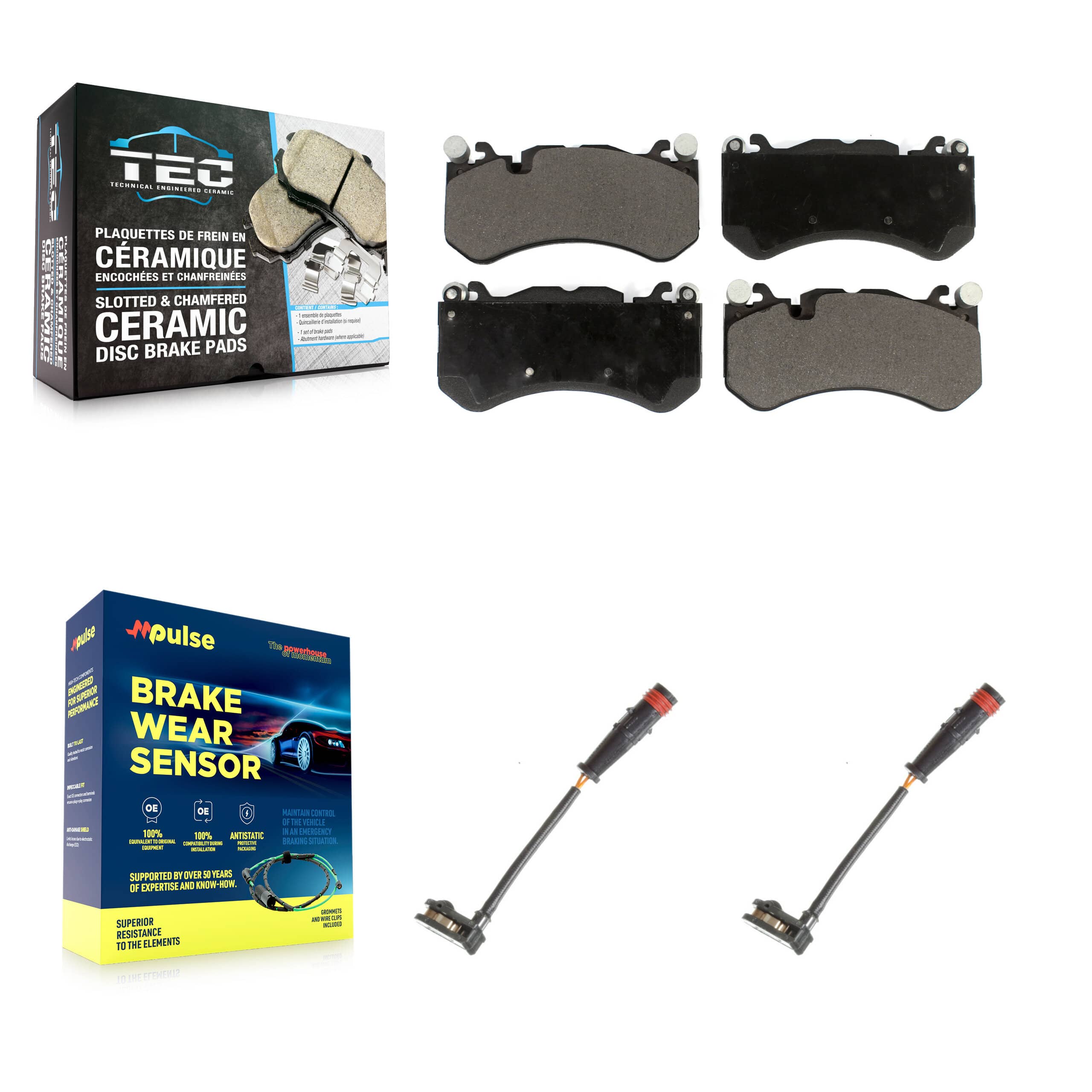 TEC - KTW-100950 - Front Disc Brake Pad Kits