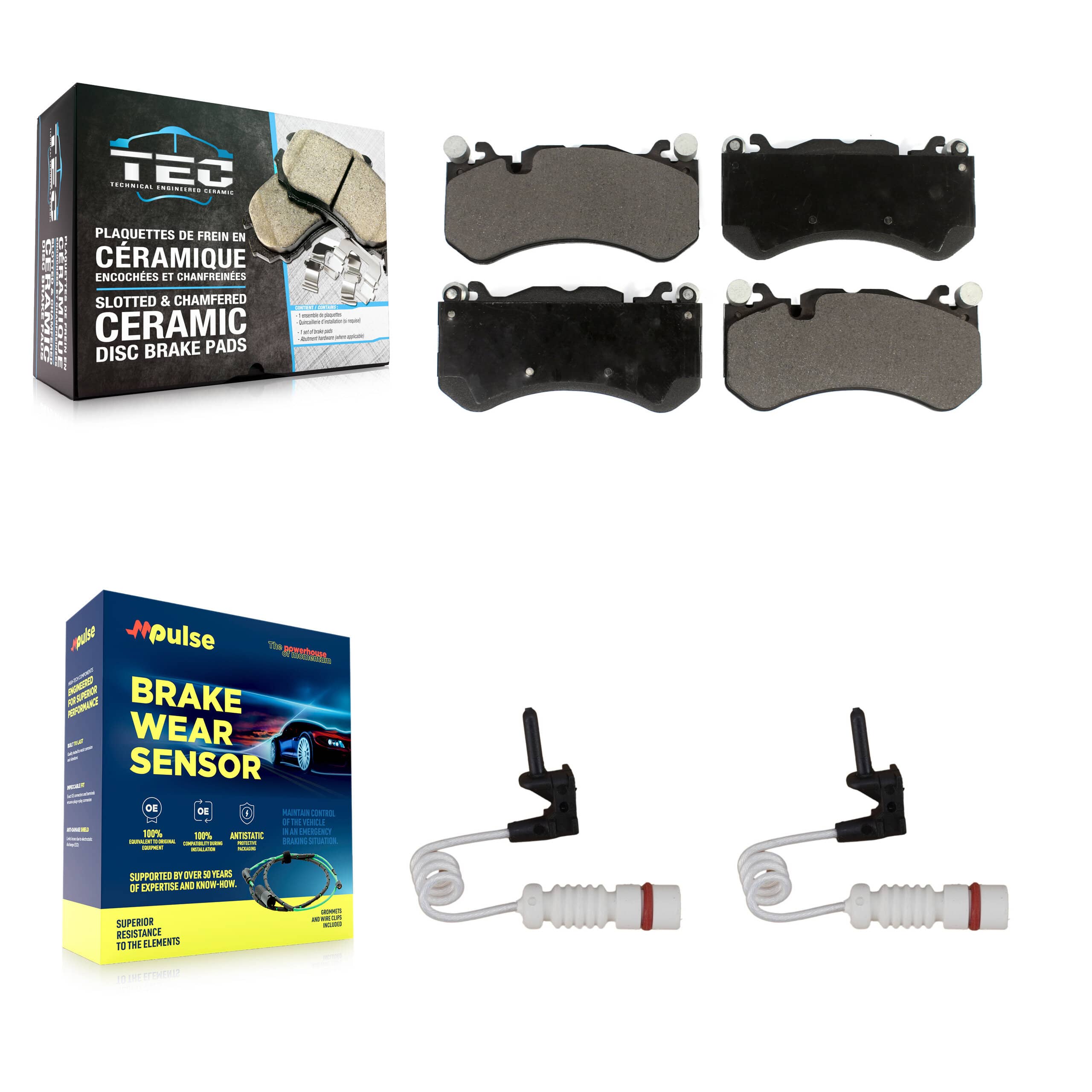 TEC - KTW-100951 - Front Disc Brake Pad Kits