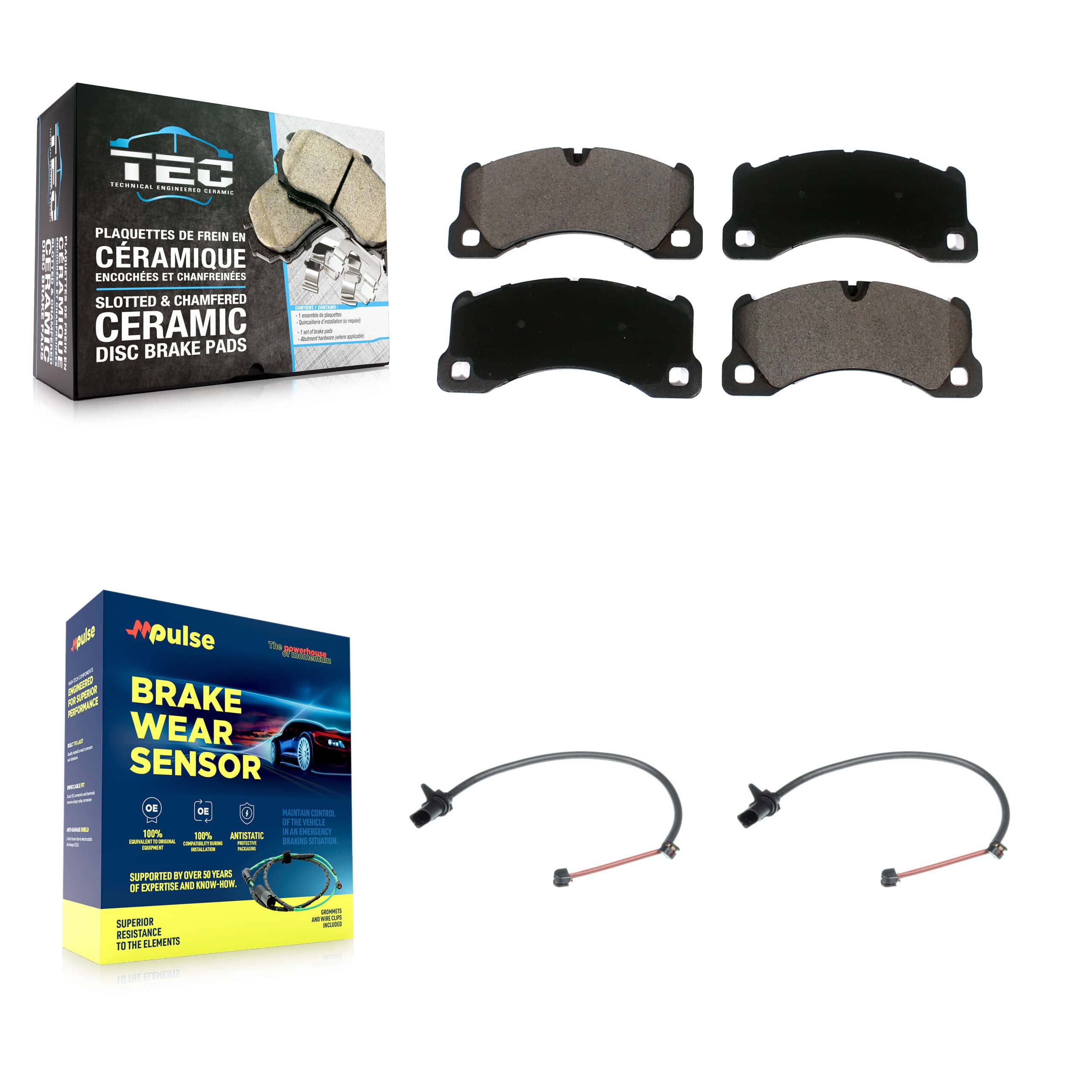 TEC - KTW-100955 - Front Disc Brake Pad Kits