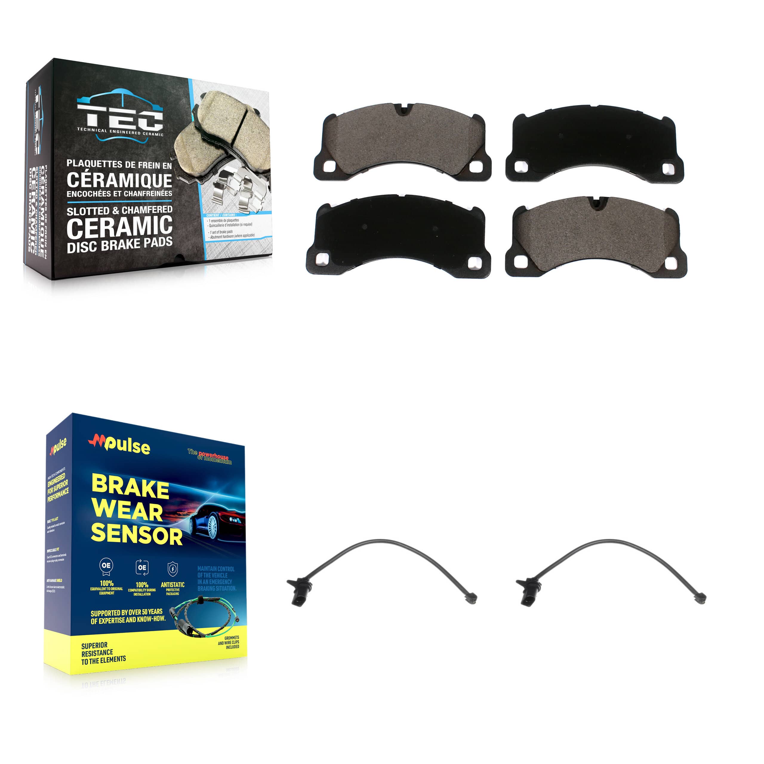TEC - KTW-100956 - Front Disc Brake Pad Kits