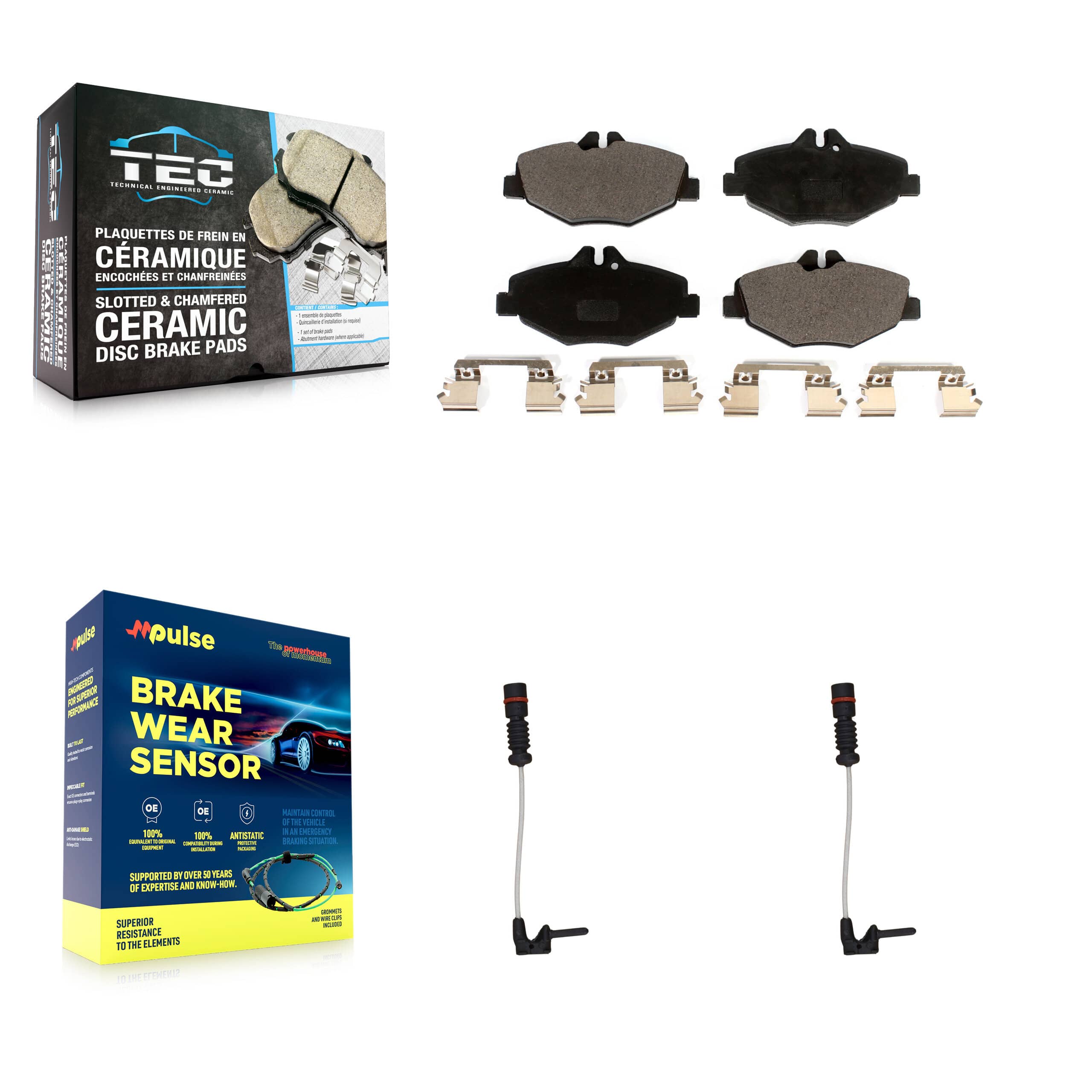 TEC - KTW-100960 - Front Disc Brake Pad Kits