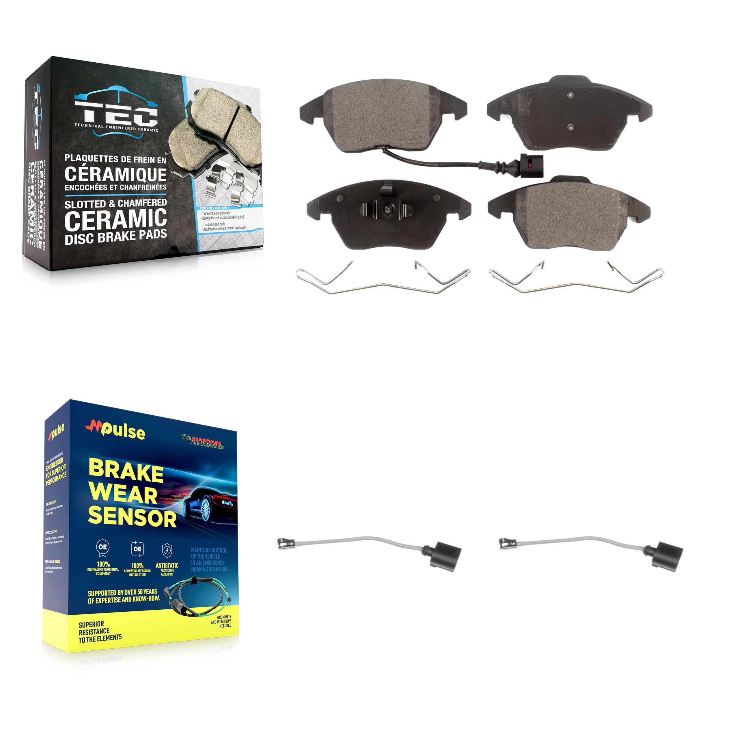 TEC - KTW-100964 - Front Disc Brake Pad Kits
