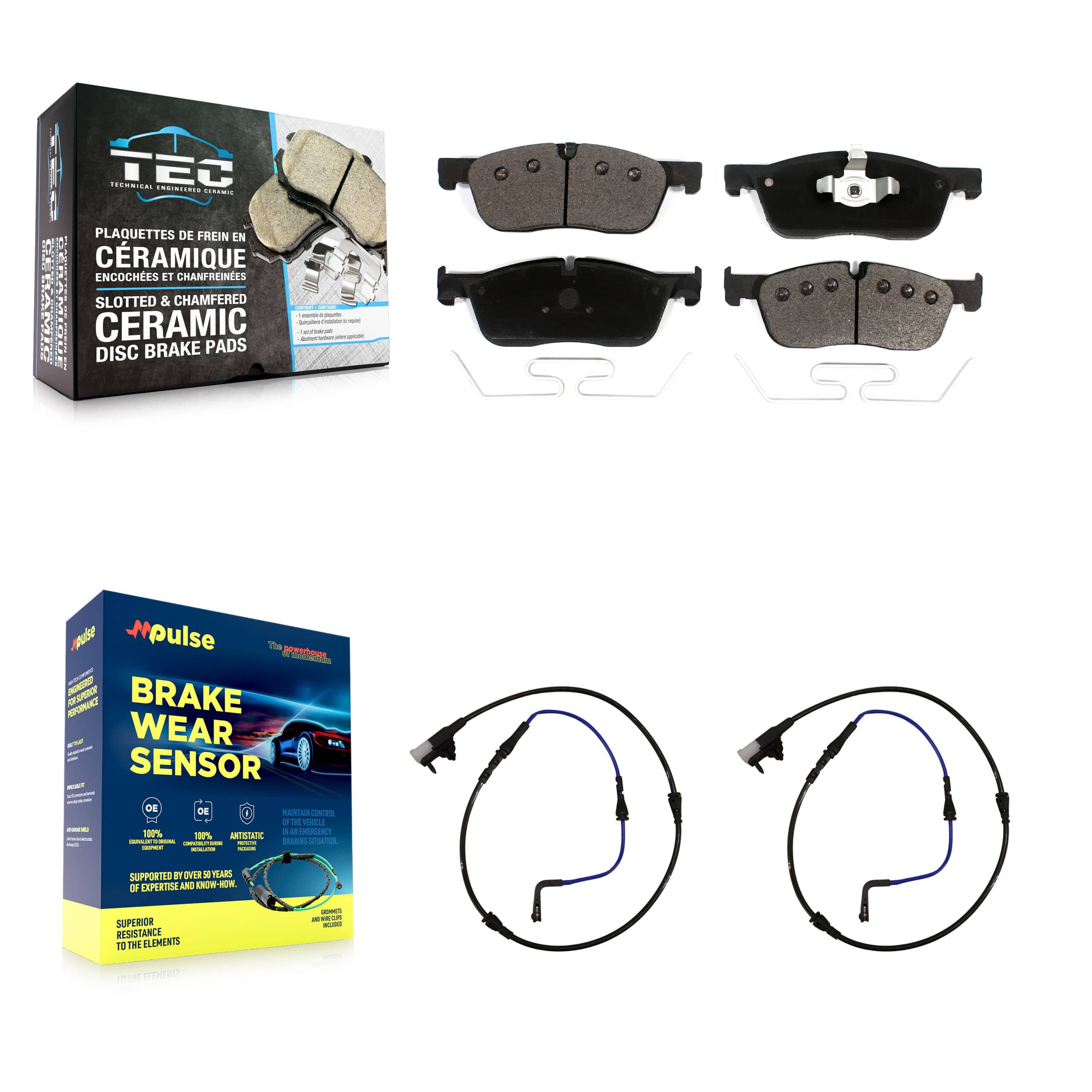 TEC - KTW-100970 - Front Disc Brake Pad Kits