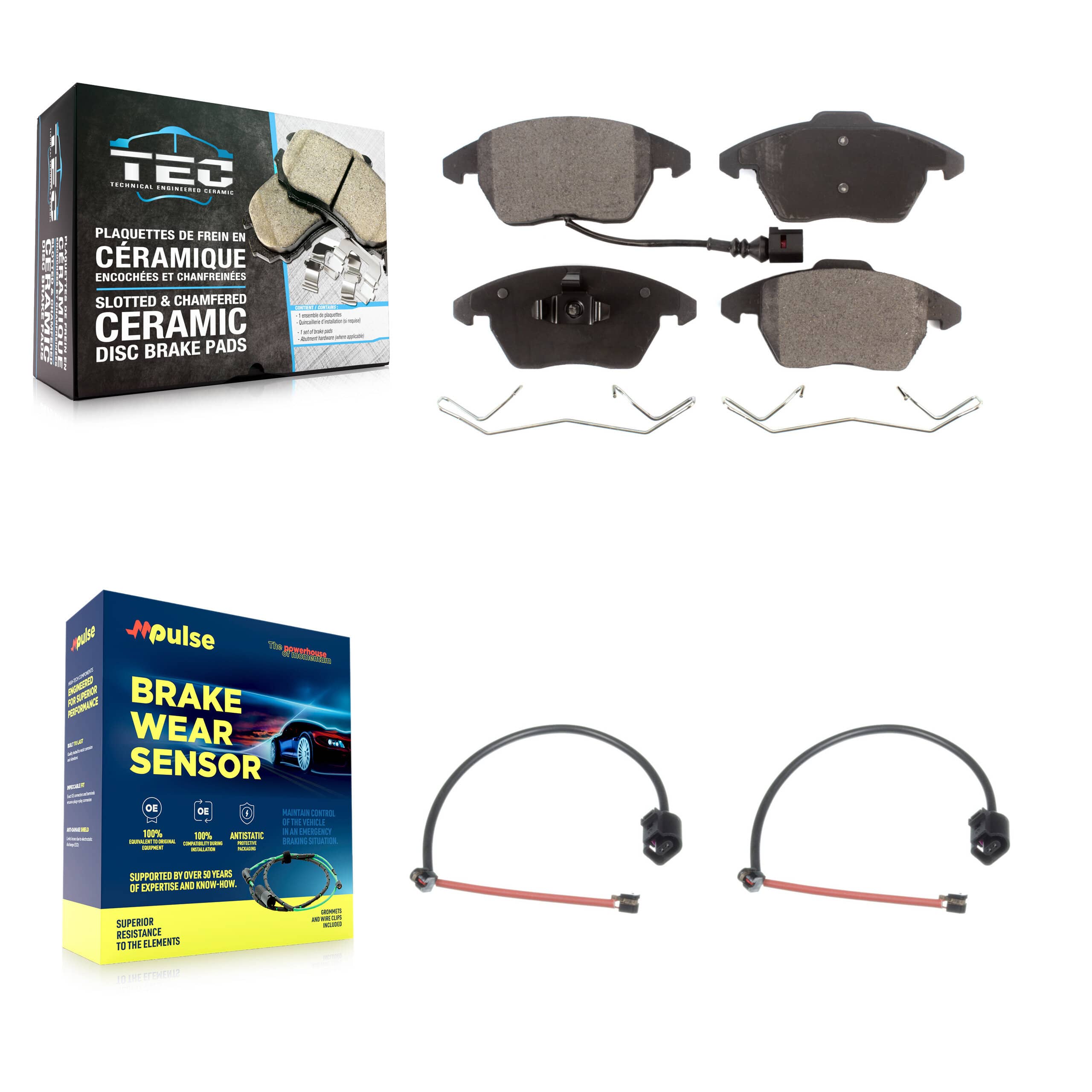 TEC - KTW-100976 - Front Disc Brake Pad Kits