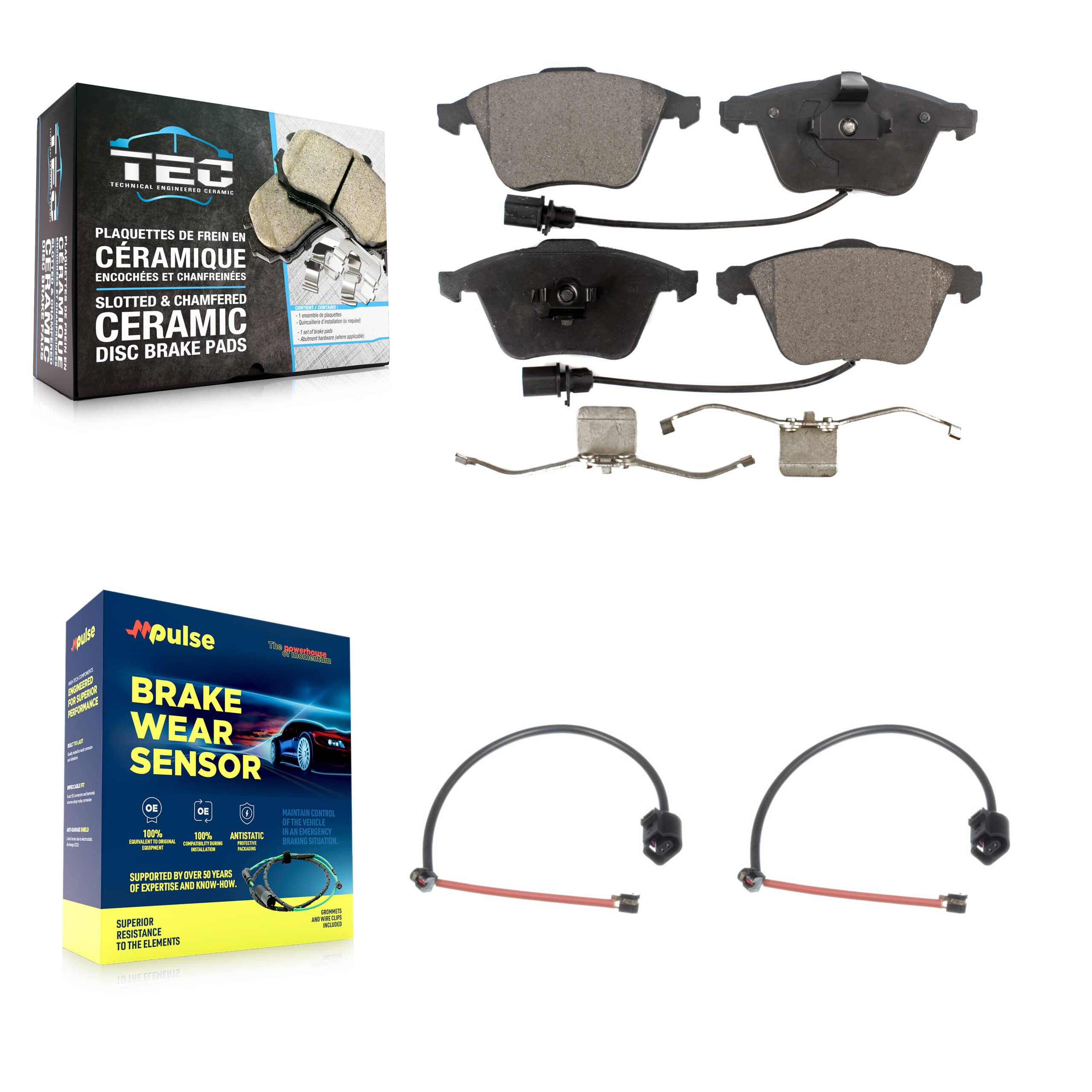 TEC - KTW-100977 - Front Disc Brake Pad Kits