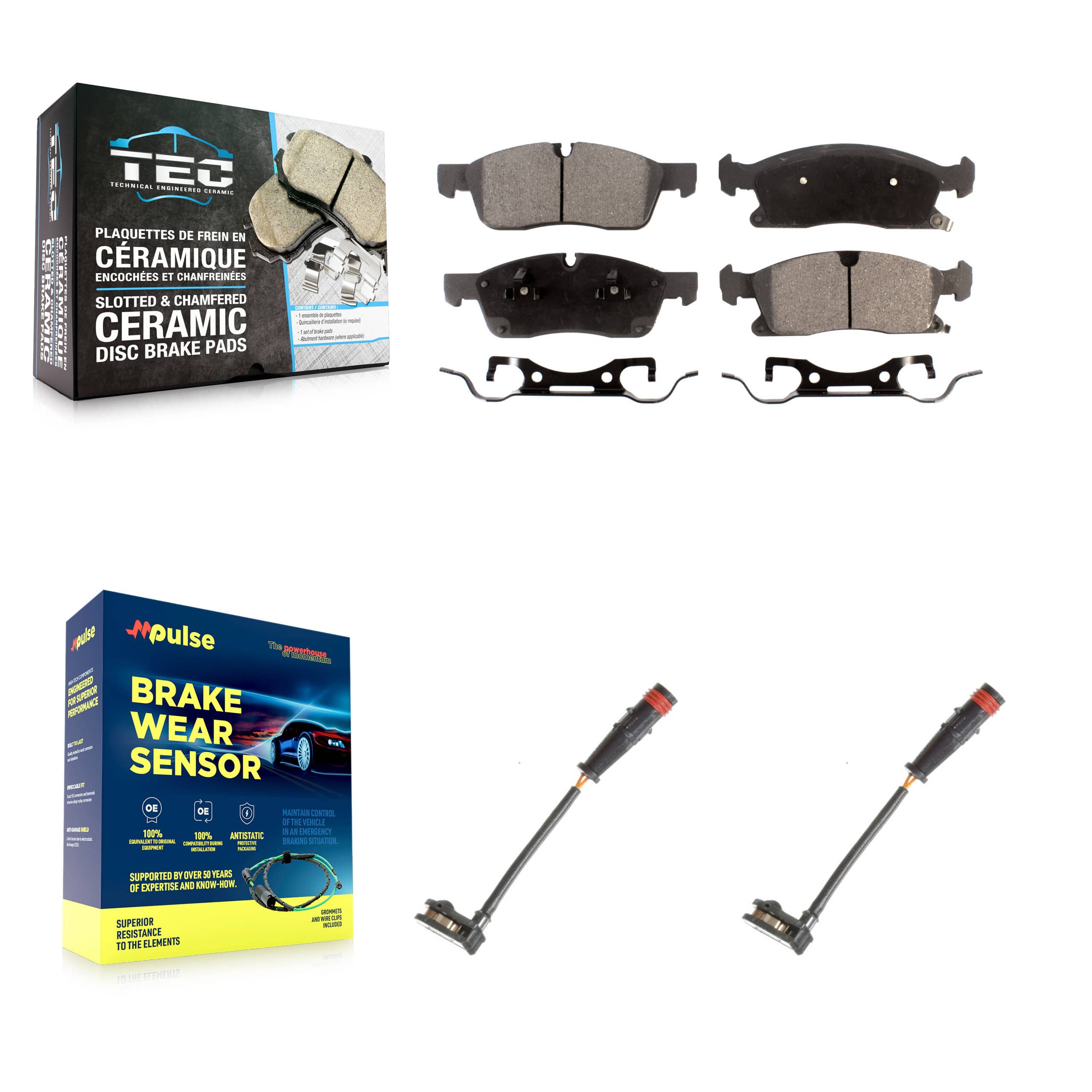 TEC - KTW-100978 - Front Disc Brake Pad Kits