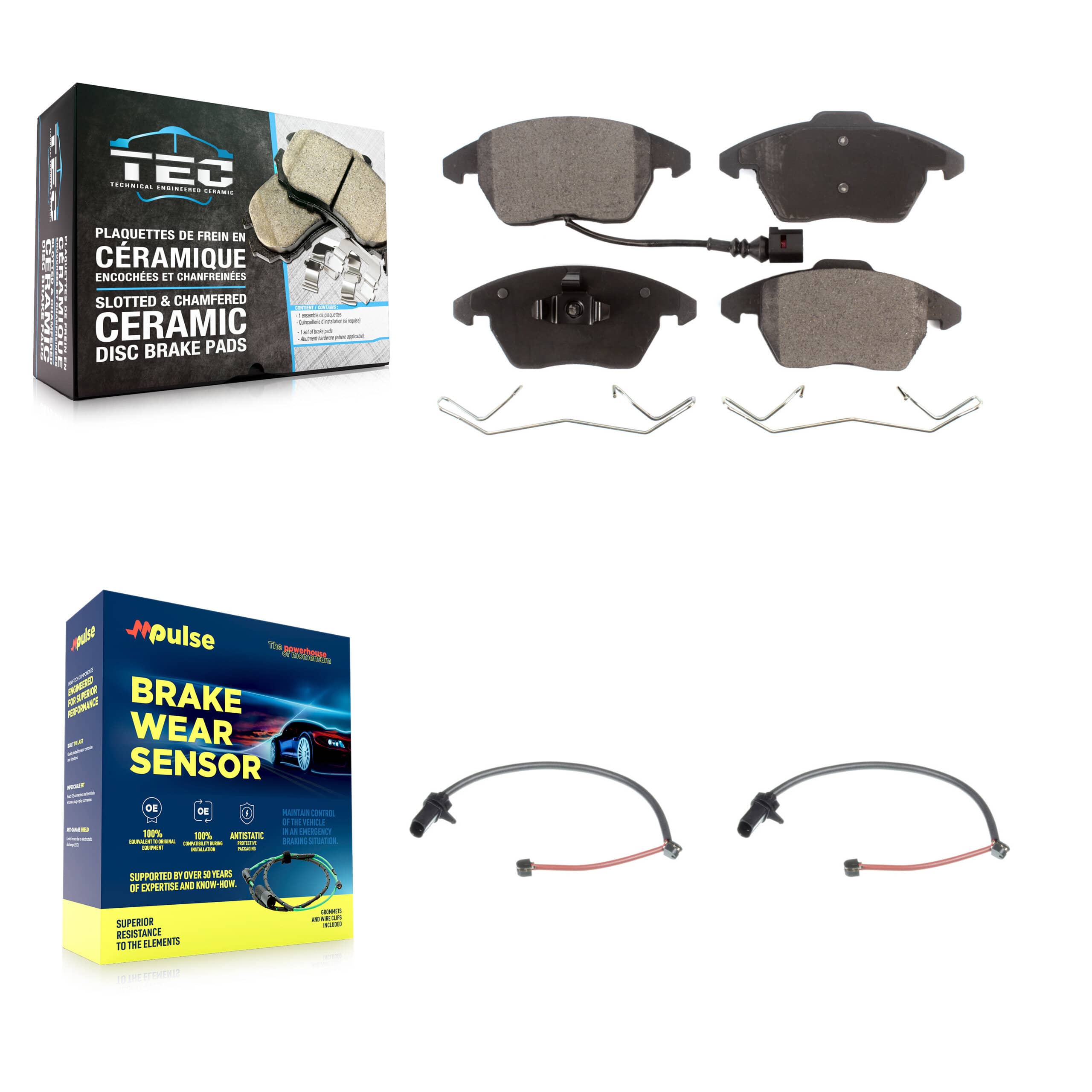 TEC - KTW-100993 - Front Disc Brake Pad Kits