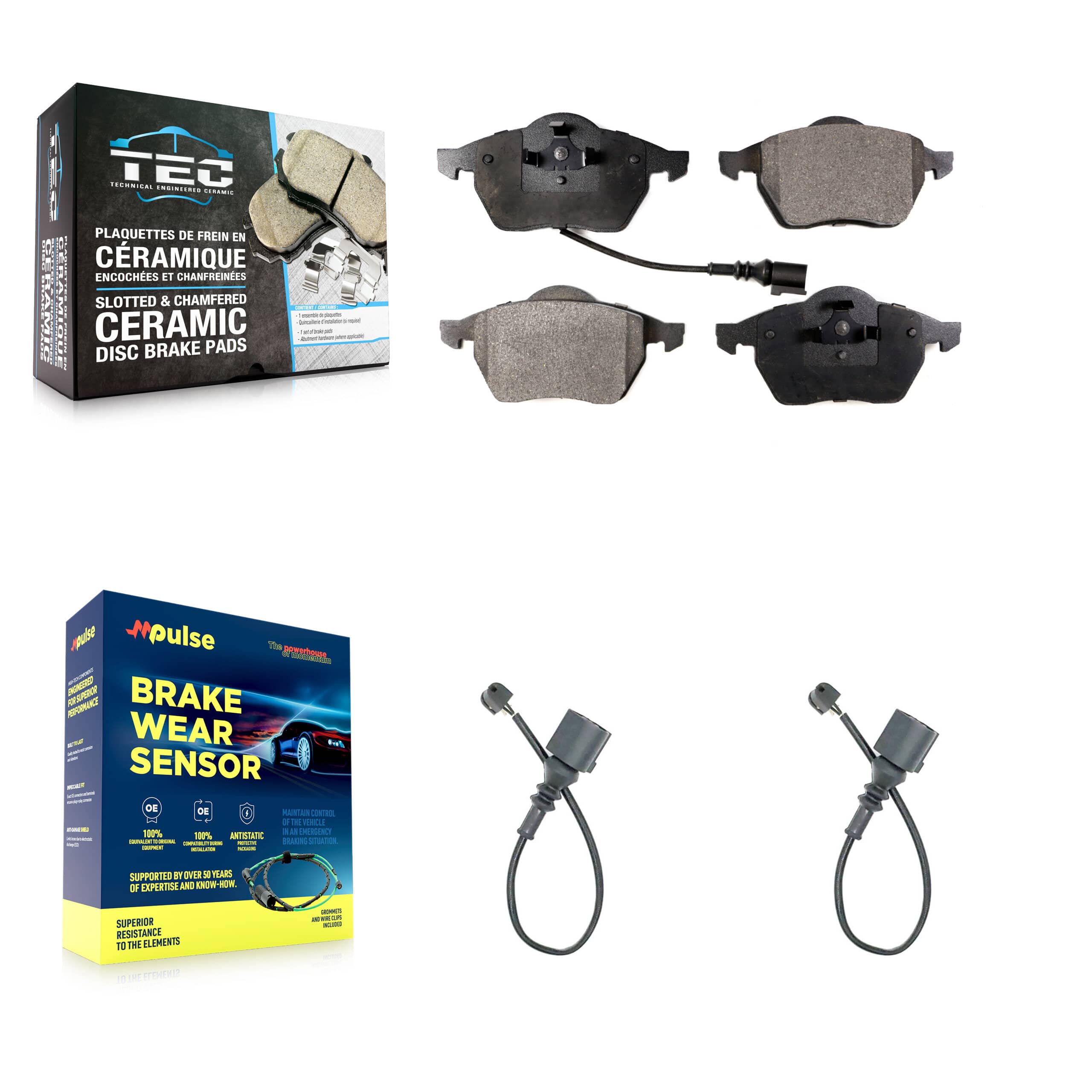 TEC - KTW-100995 - Front Disc Brake Pad Kits