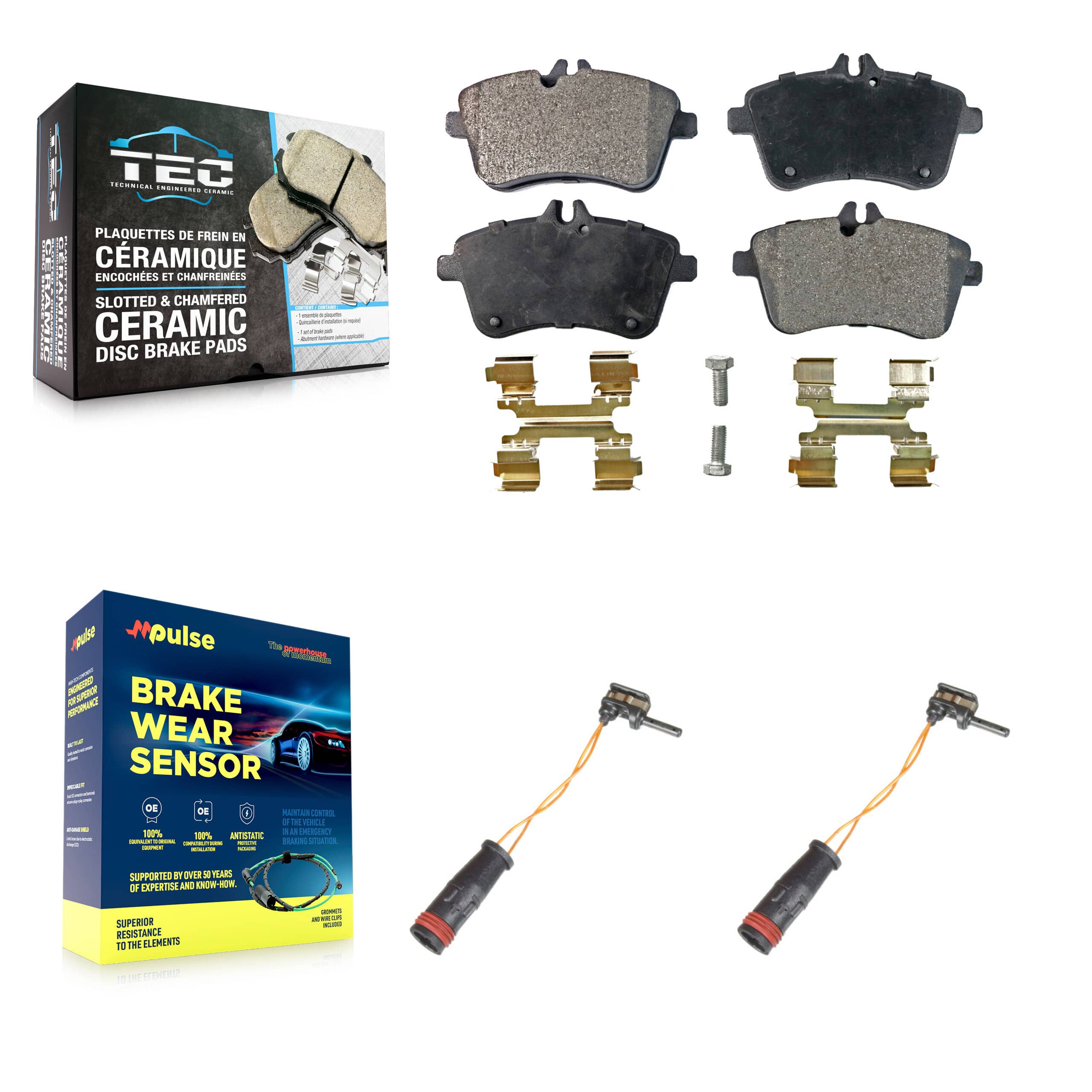 TEC - KTW-101009 - Front Disc Brake Pad Kits