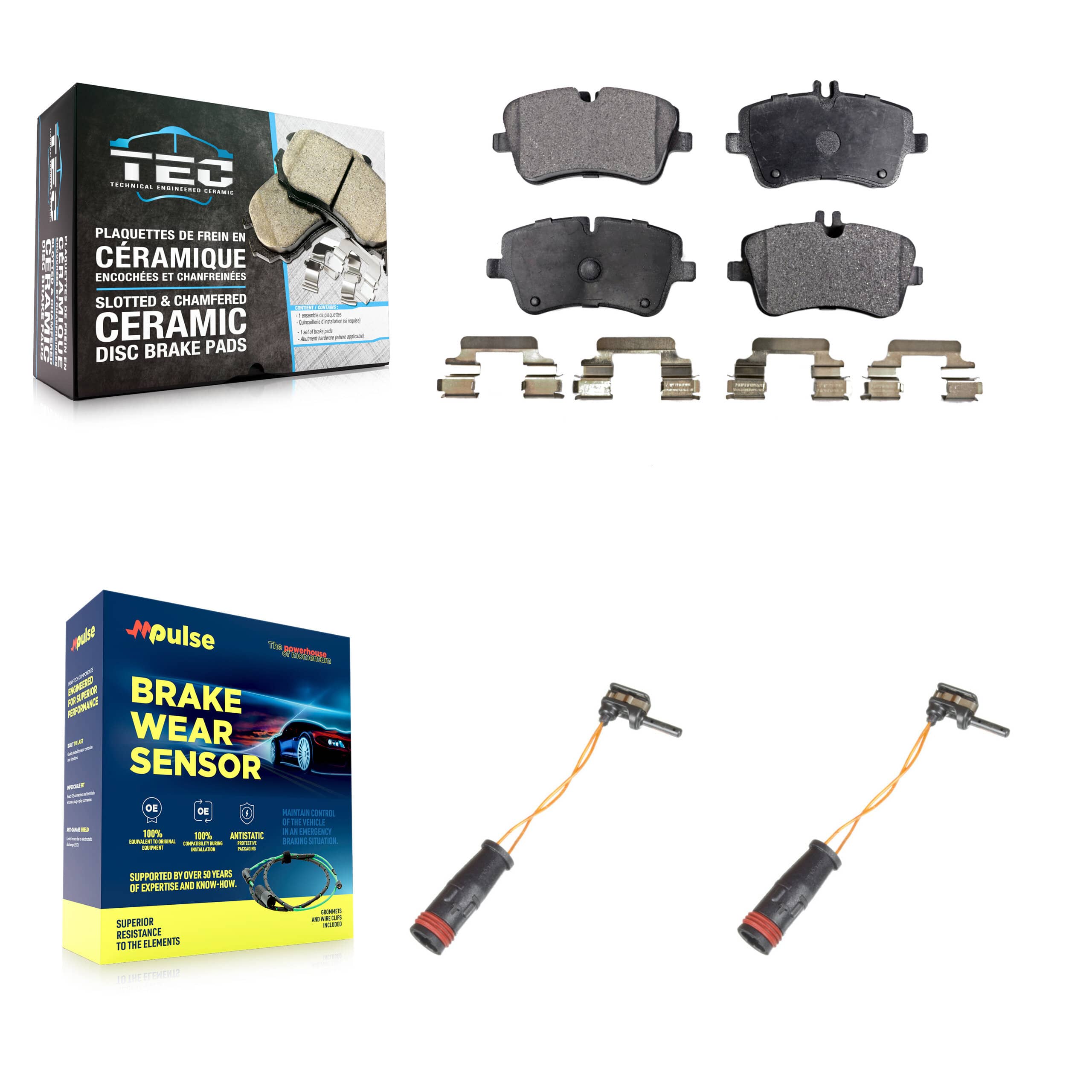 TEC - KTW-101010 - Front Disc Brake Pad Kits