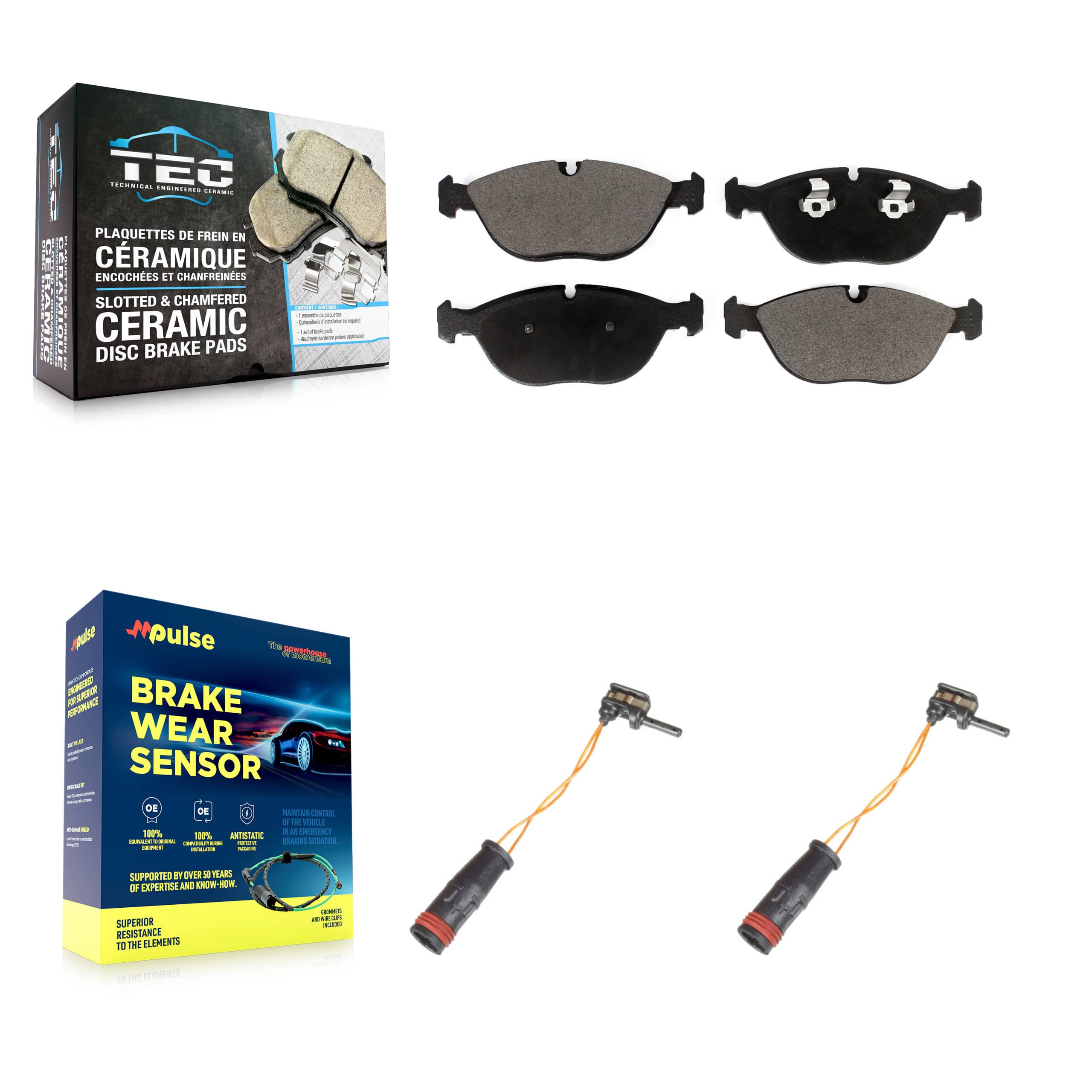 TEC - KTW-101011 - Front Disc Brake Pad Kits