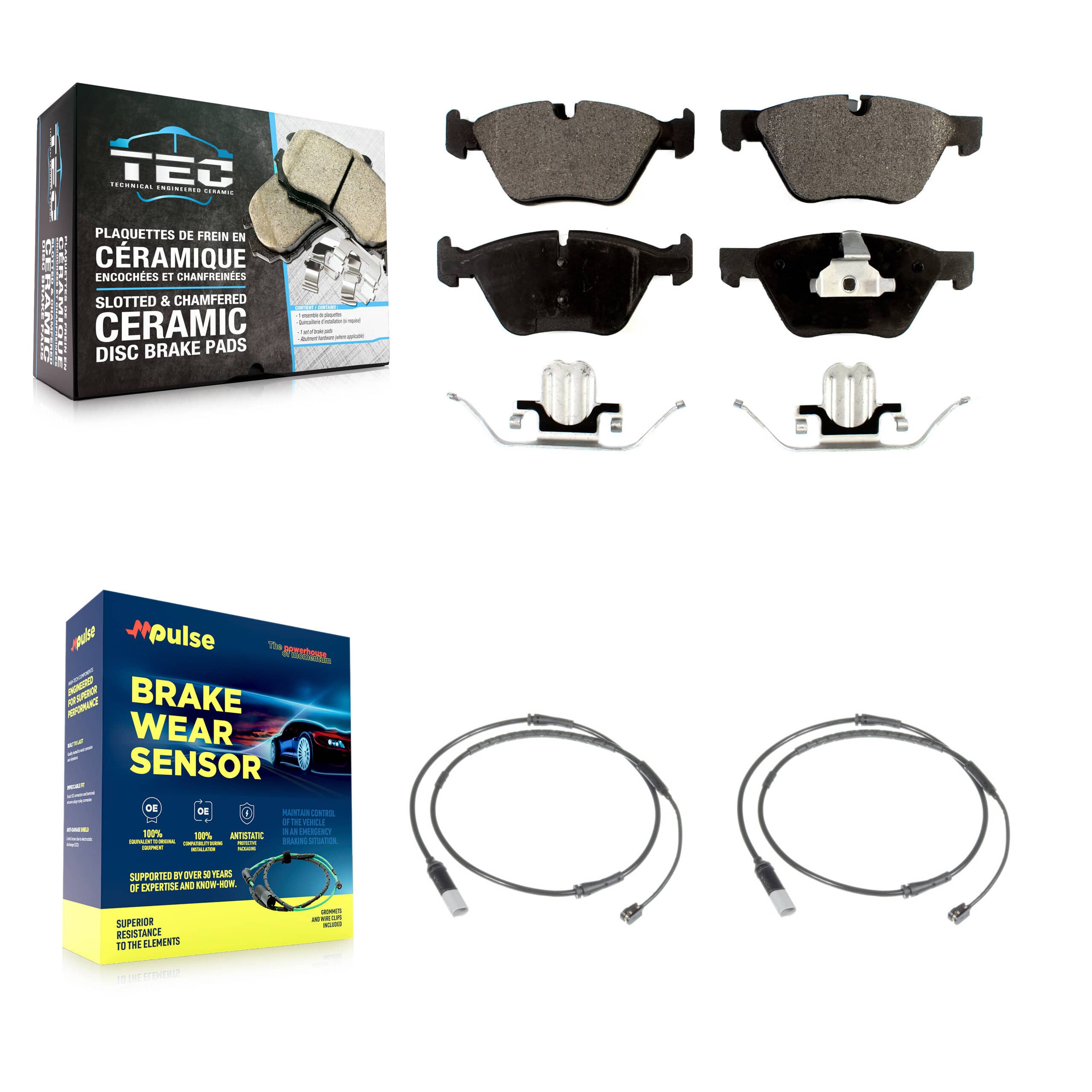 TEC - KTW-101027 - Front Disc Brake Pad Kits