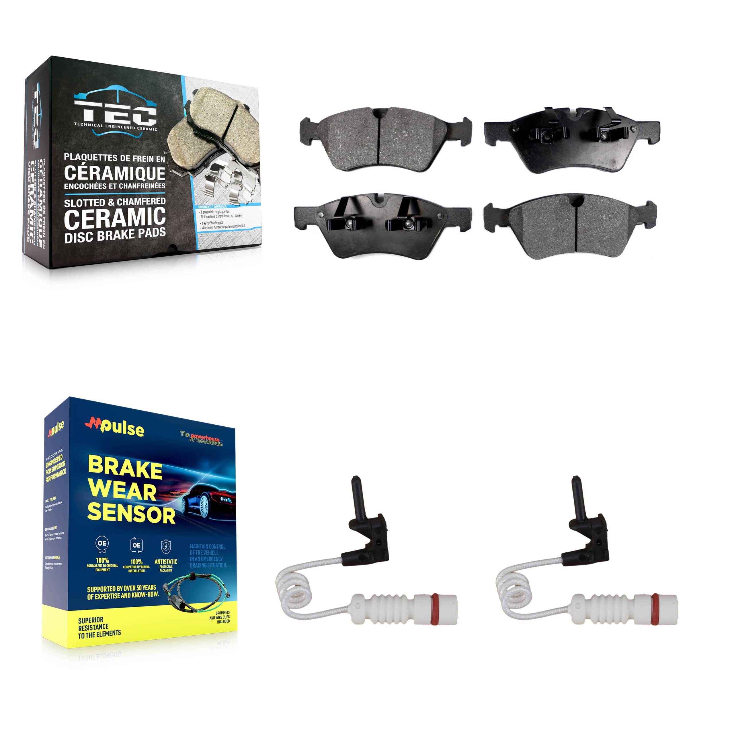 TEC - KTW-101036 - Front Disc Brake Pad Kits
