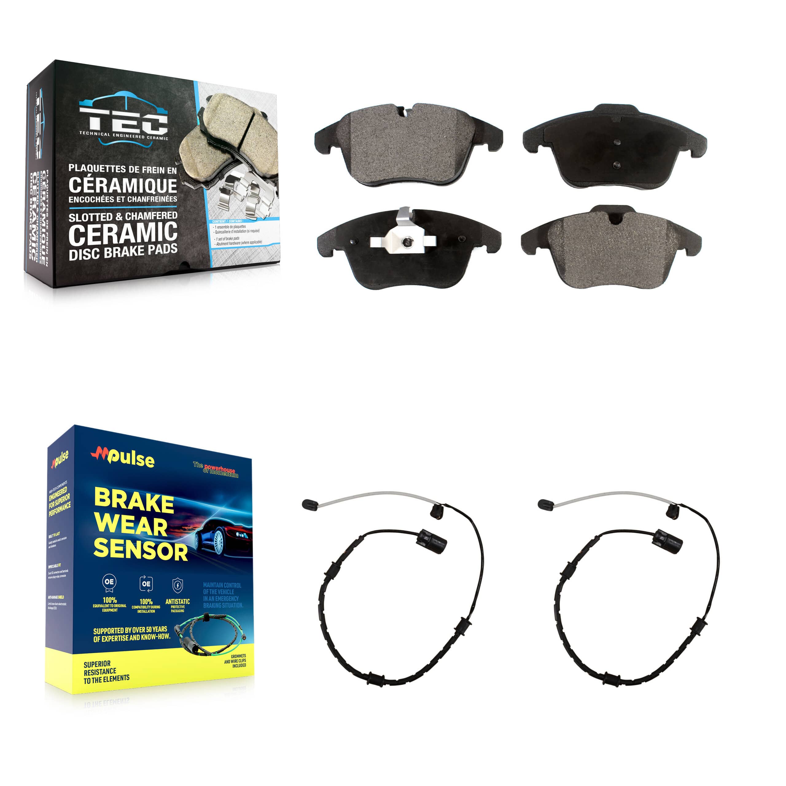 TEC - KTW-101048 - Front Disc Brake Pad Kits