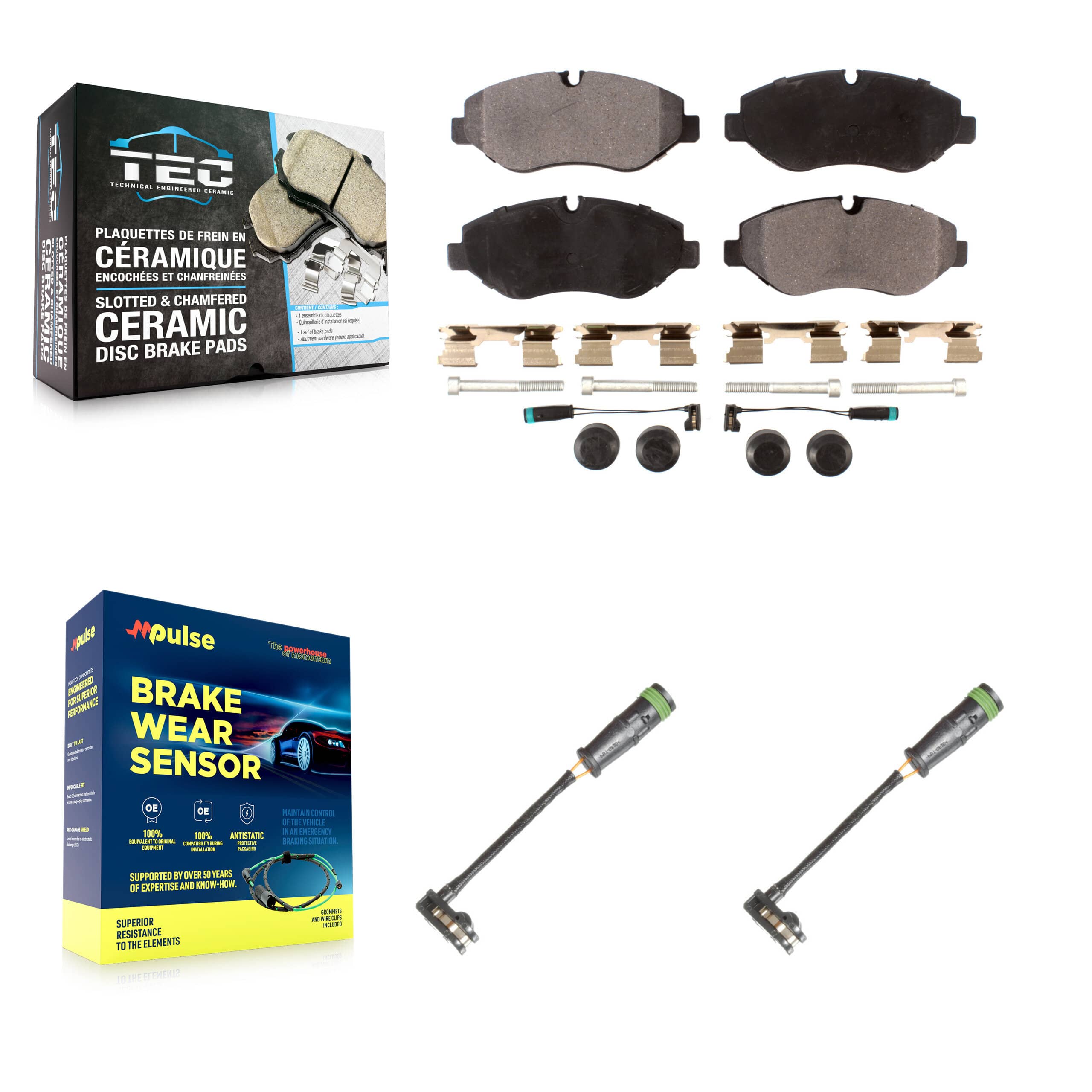 TEC - KTW-101052 - Front Disc Brake Pad Kits
