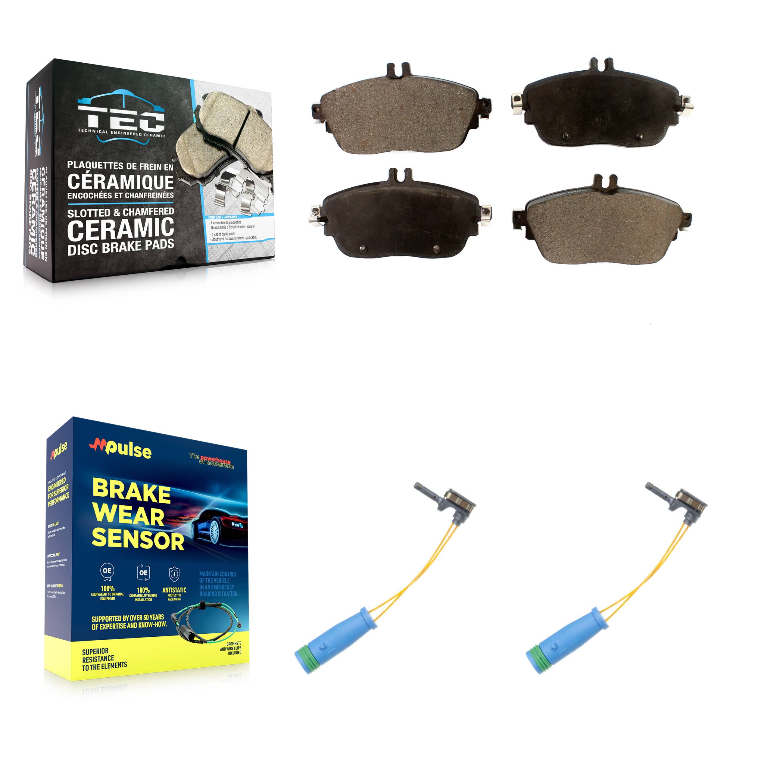 TEC - KTW-101057 - Front Disc Brake Pad Kits