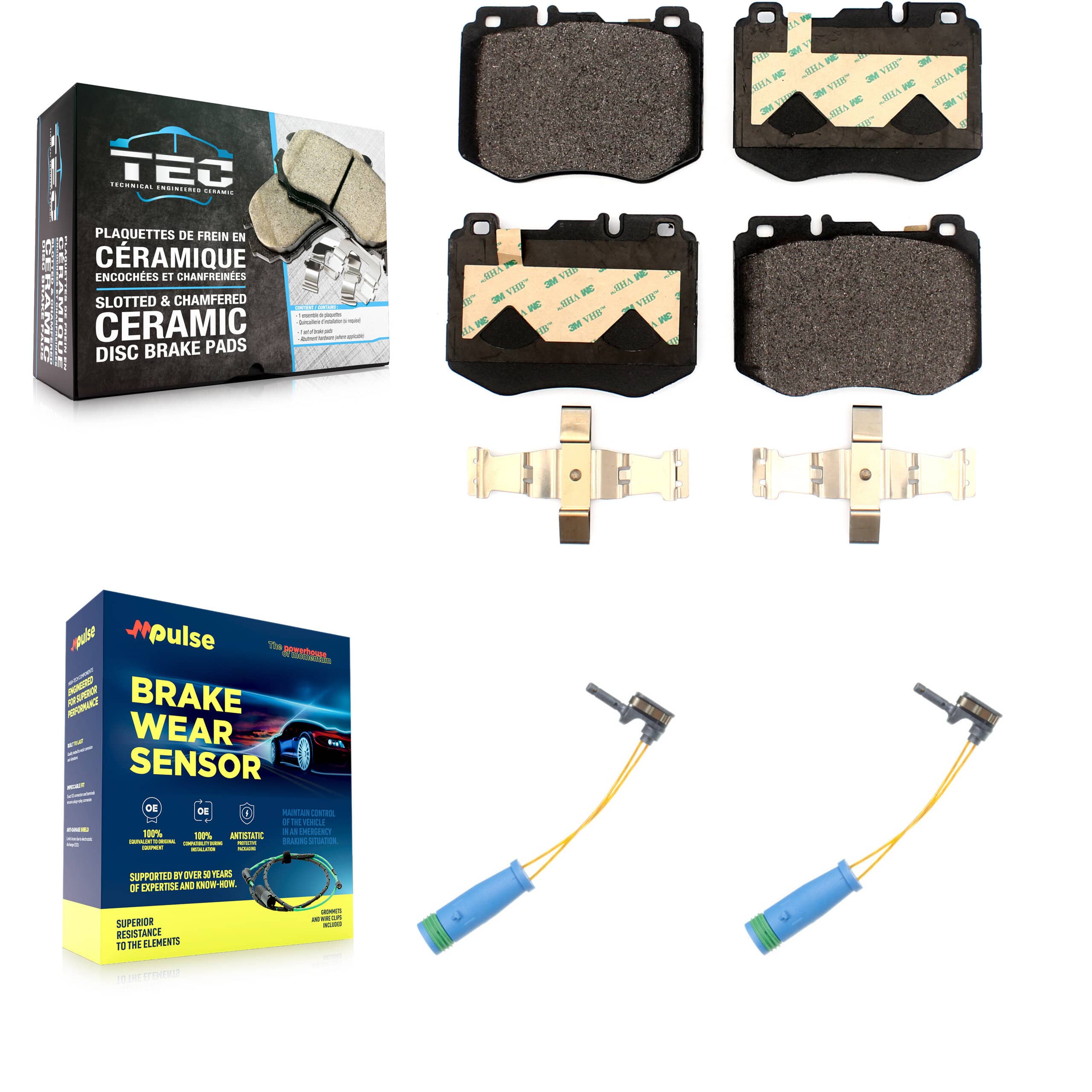 TEC - KTW-101059 - Front Disc Brake Pad Kits