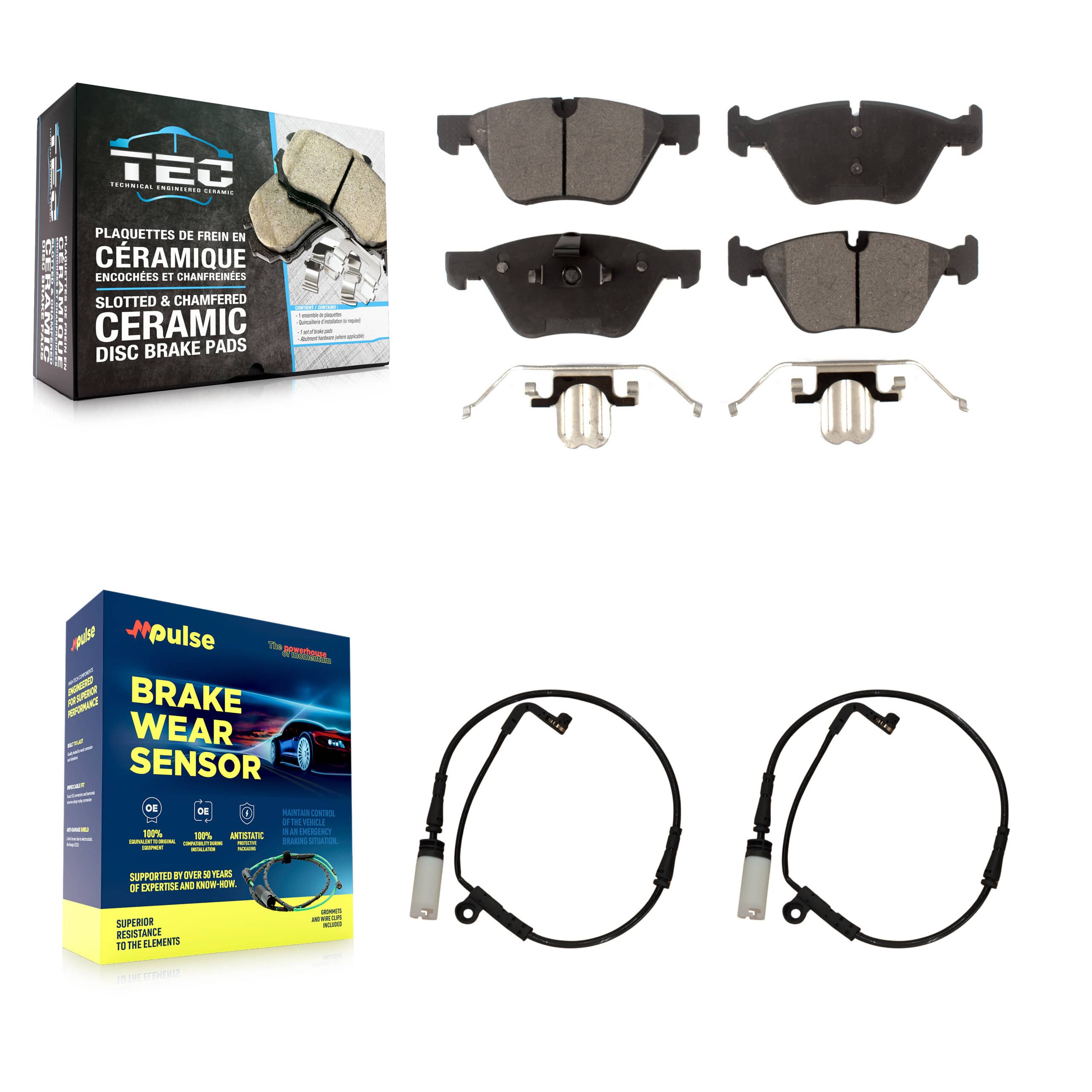 TEC - KTW-101070 - Front Disc Brake Pad Kits