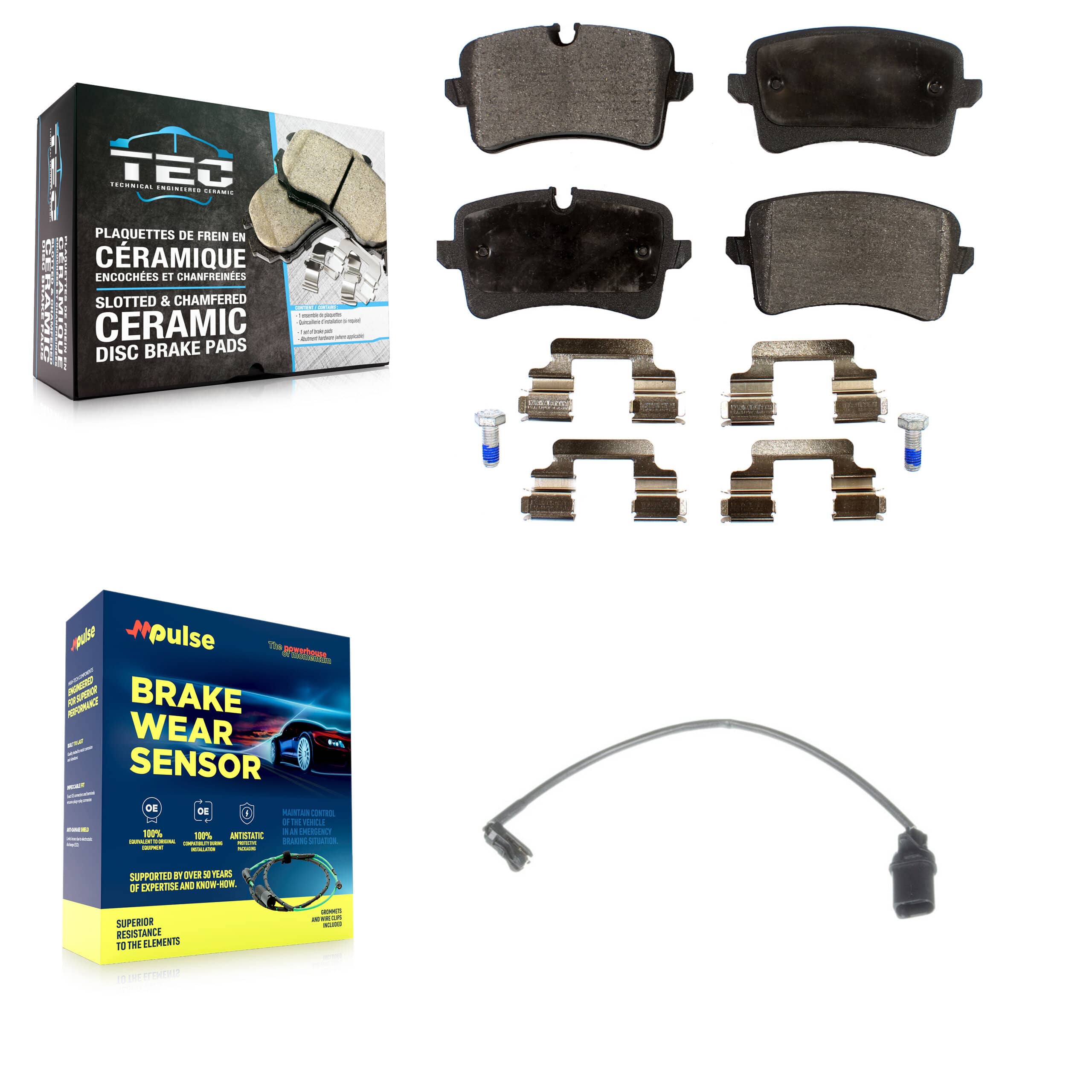 TEC - KTW-101097 - Rear Disc Brake Pad Kits