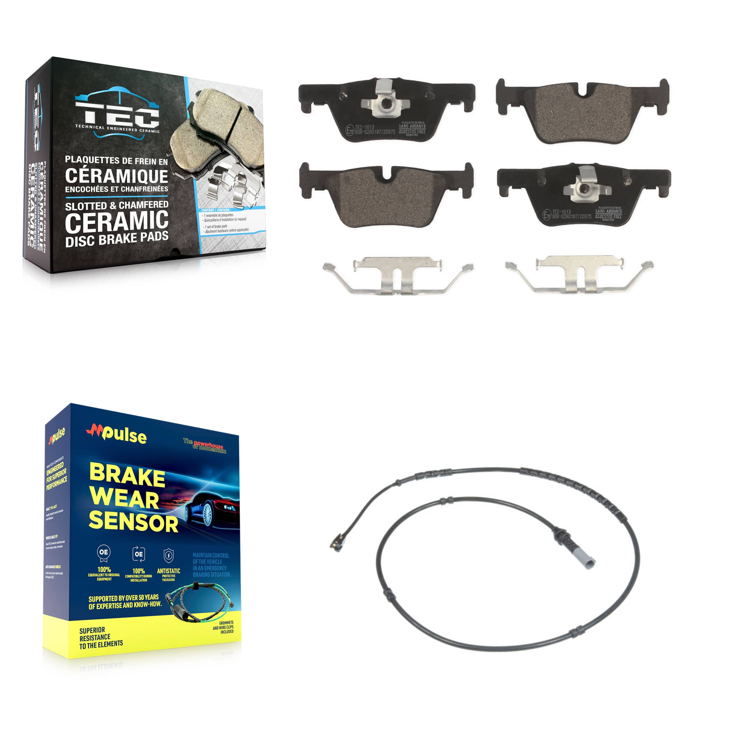 TEC - KTW-101120 - Rear Disc Brake Pad Kits