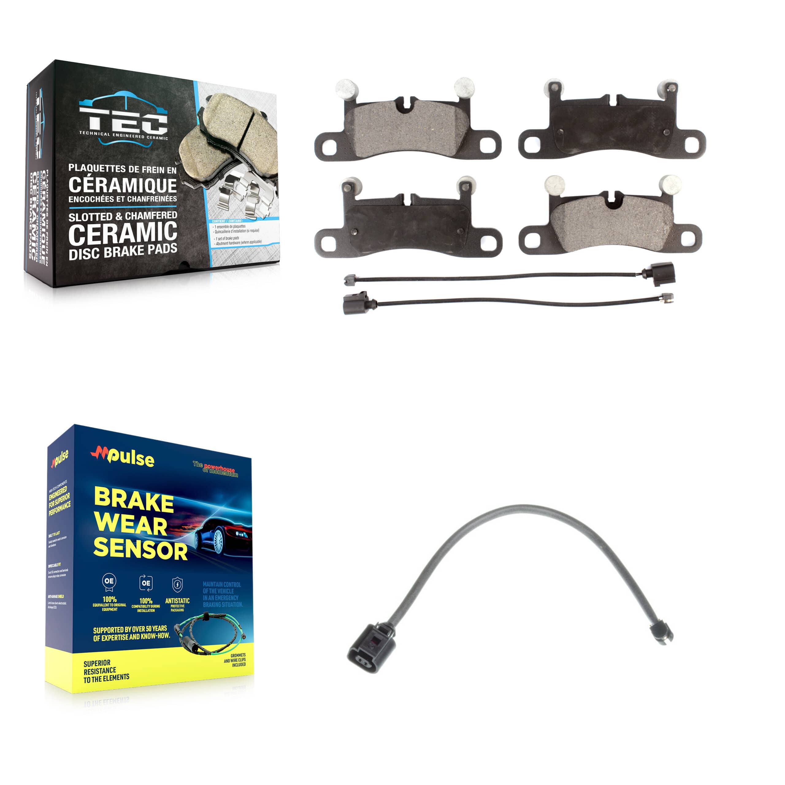 TEC - KTW-101125 - Rear Disc Brake Pad Kits