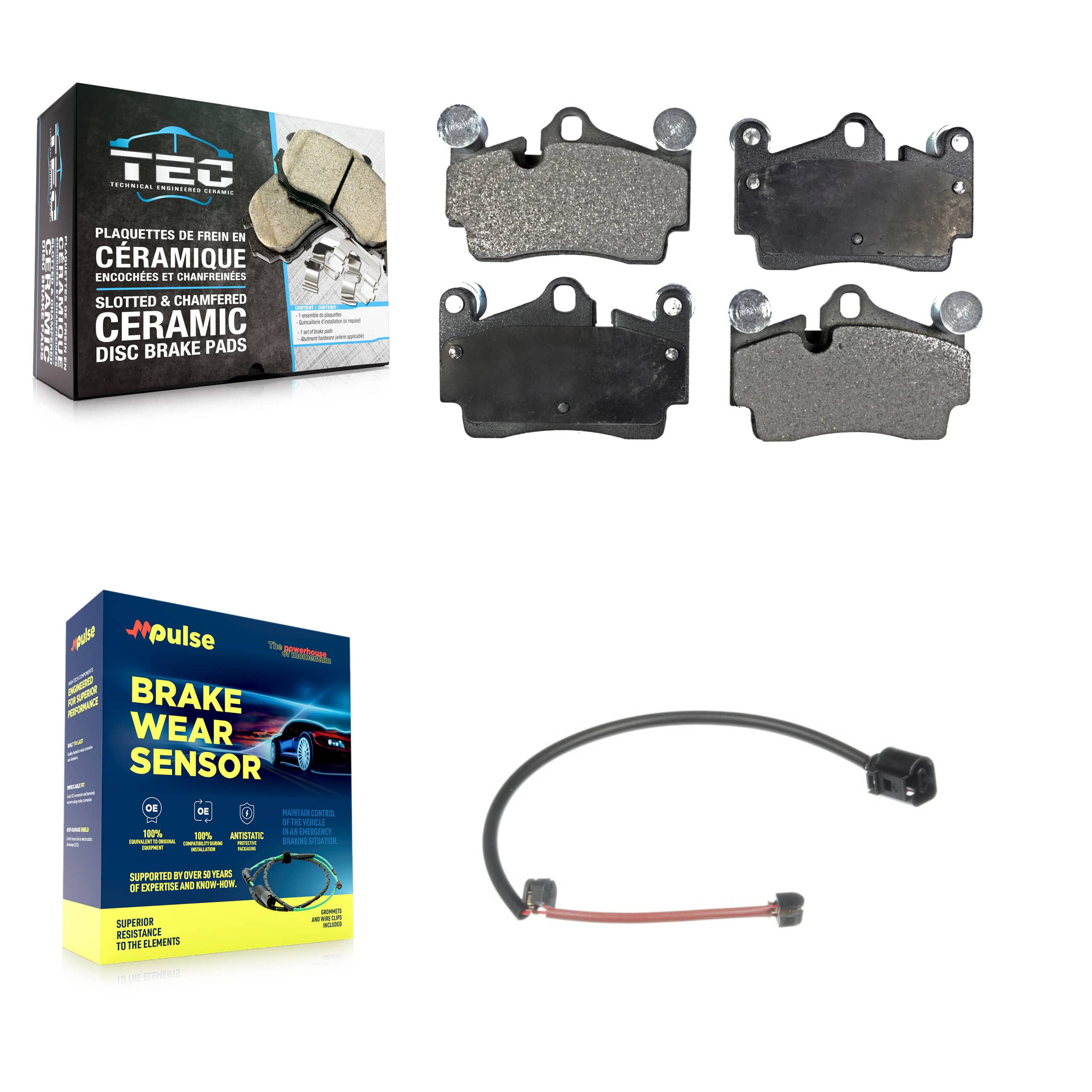 TEC - KTW-101127 - Rear Disc Brake Pad Kits