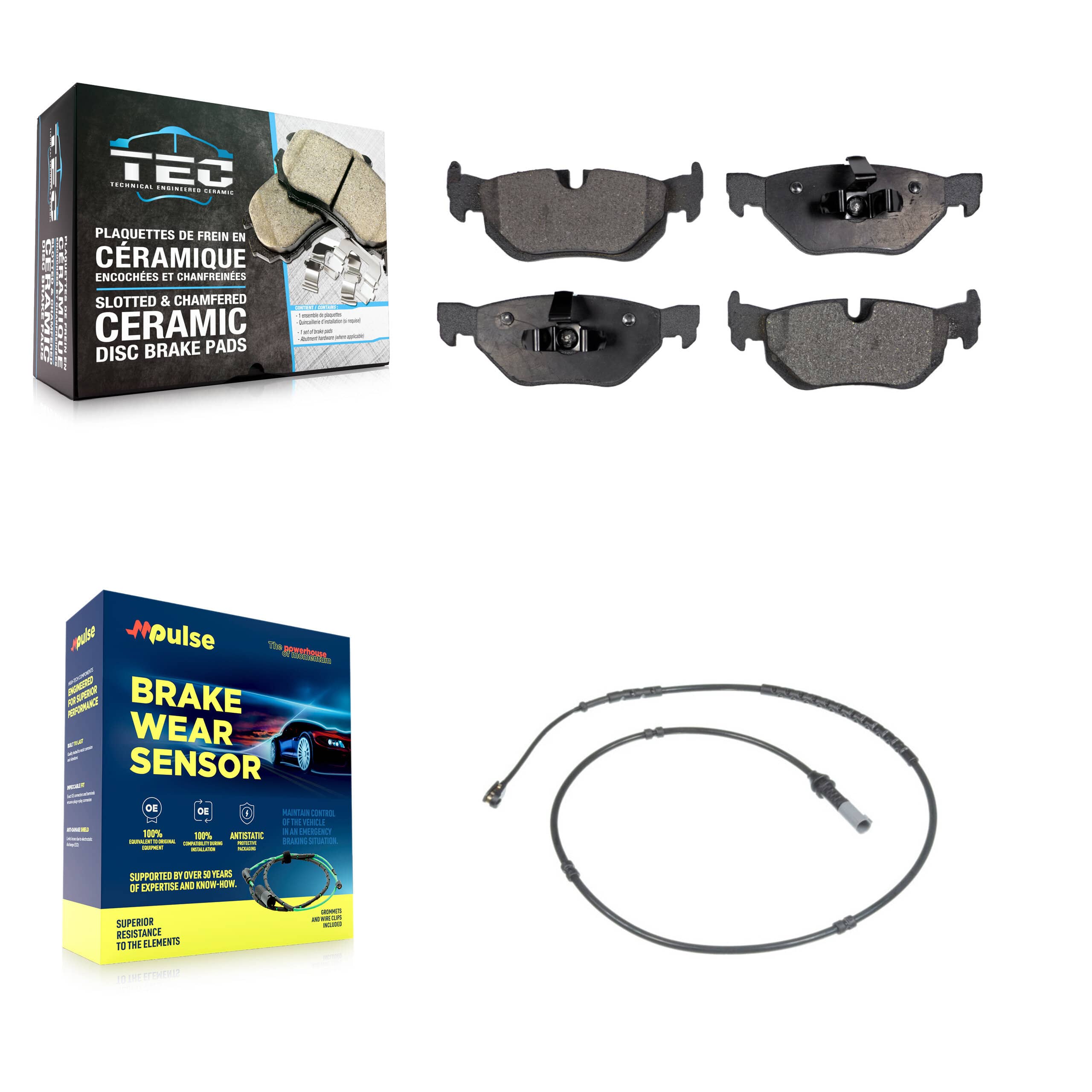 TEC - KTW-101135 - Rear Disc Brake Pad Kits