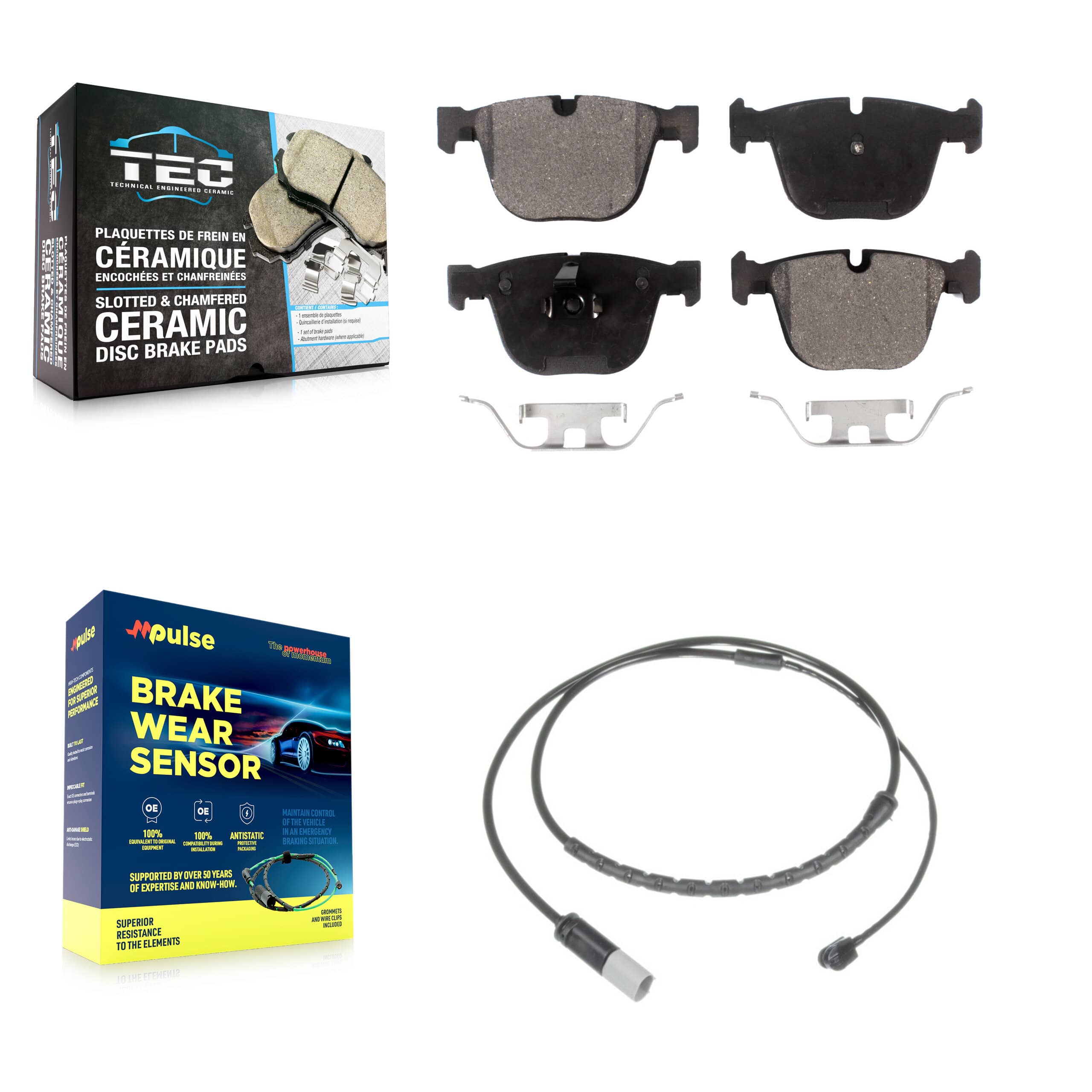 TEC - KTW-101175 - Rear Disc Brake Pad Kits