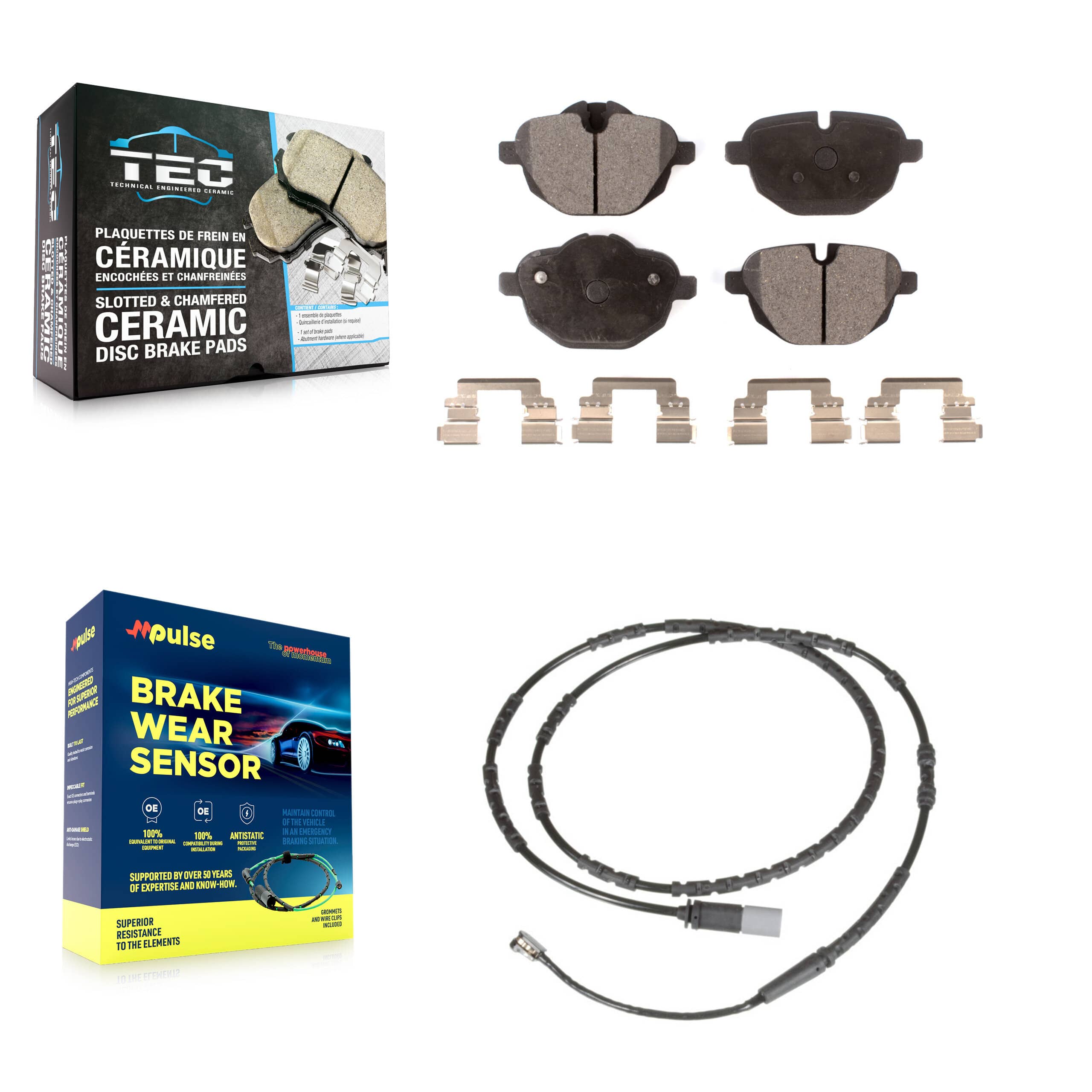 TEC - KTW-101237 - Rear Disc Brake Pad Kits