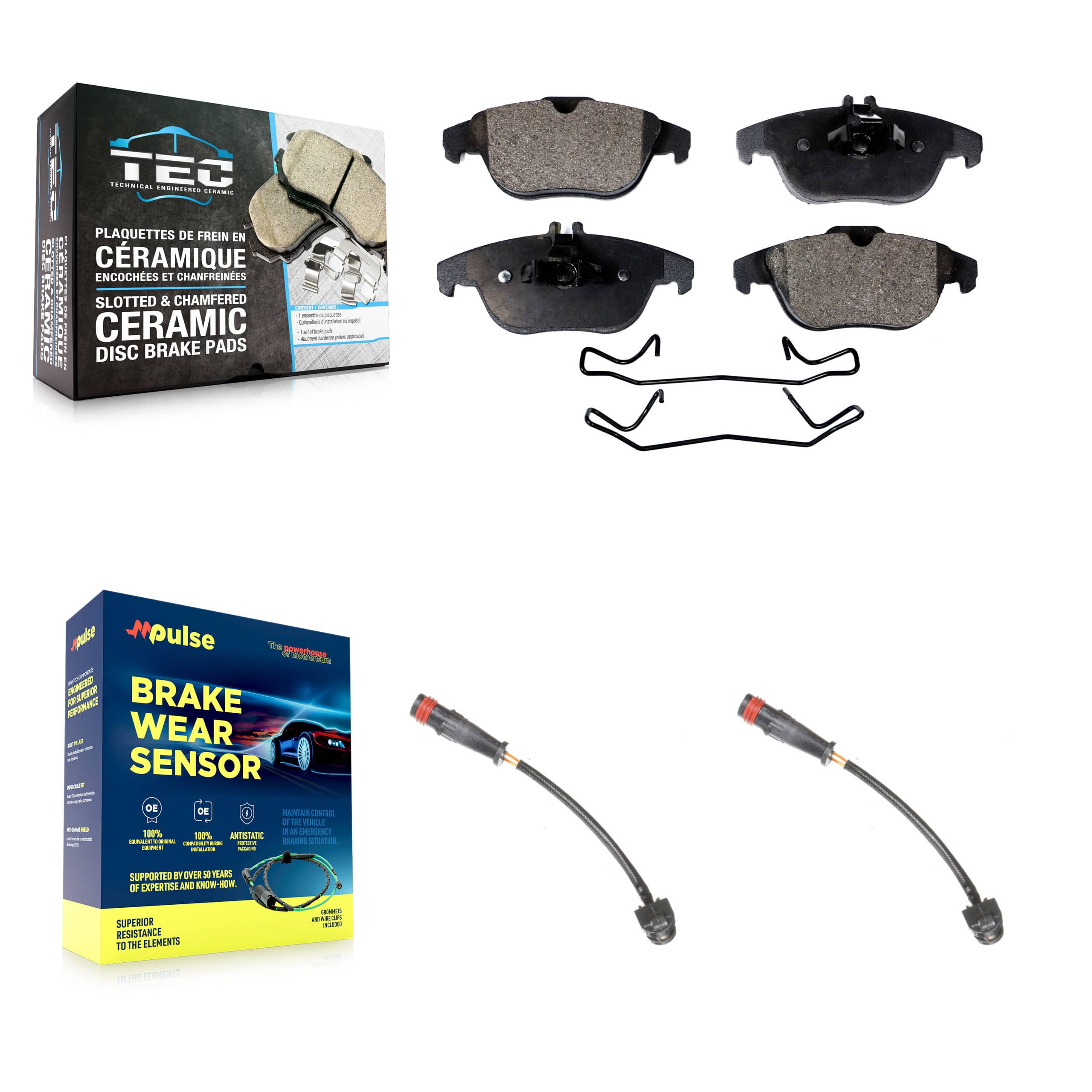 TEC - KTW-101305 - Rear Disc Brake Pad Kits