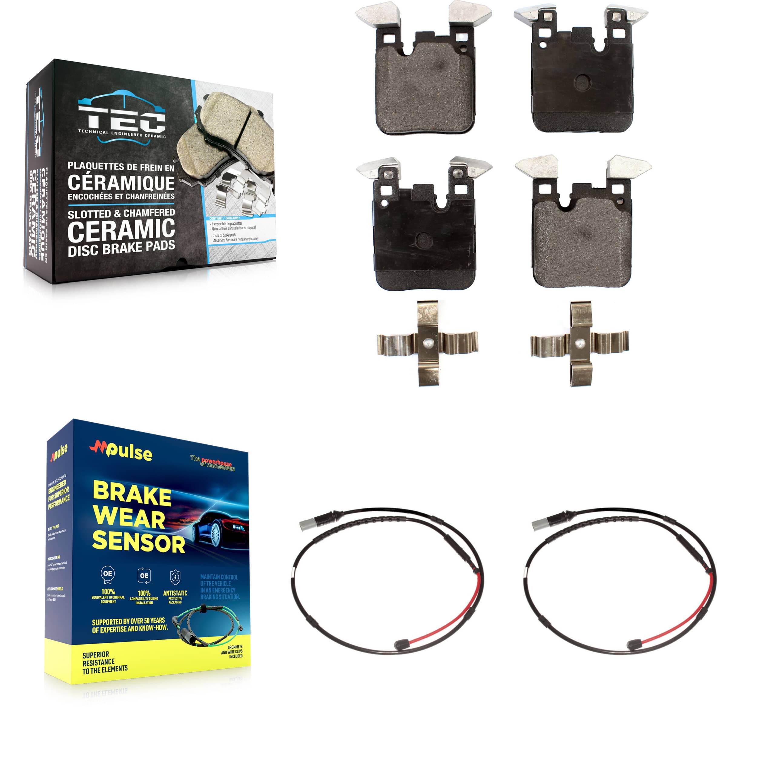 TEC - KTW-101321 - Rear Disc Brake Pad Kits