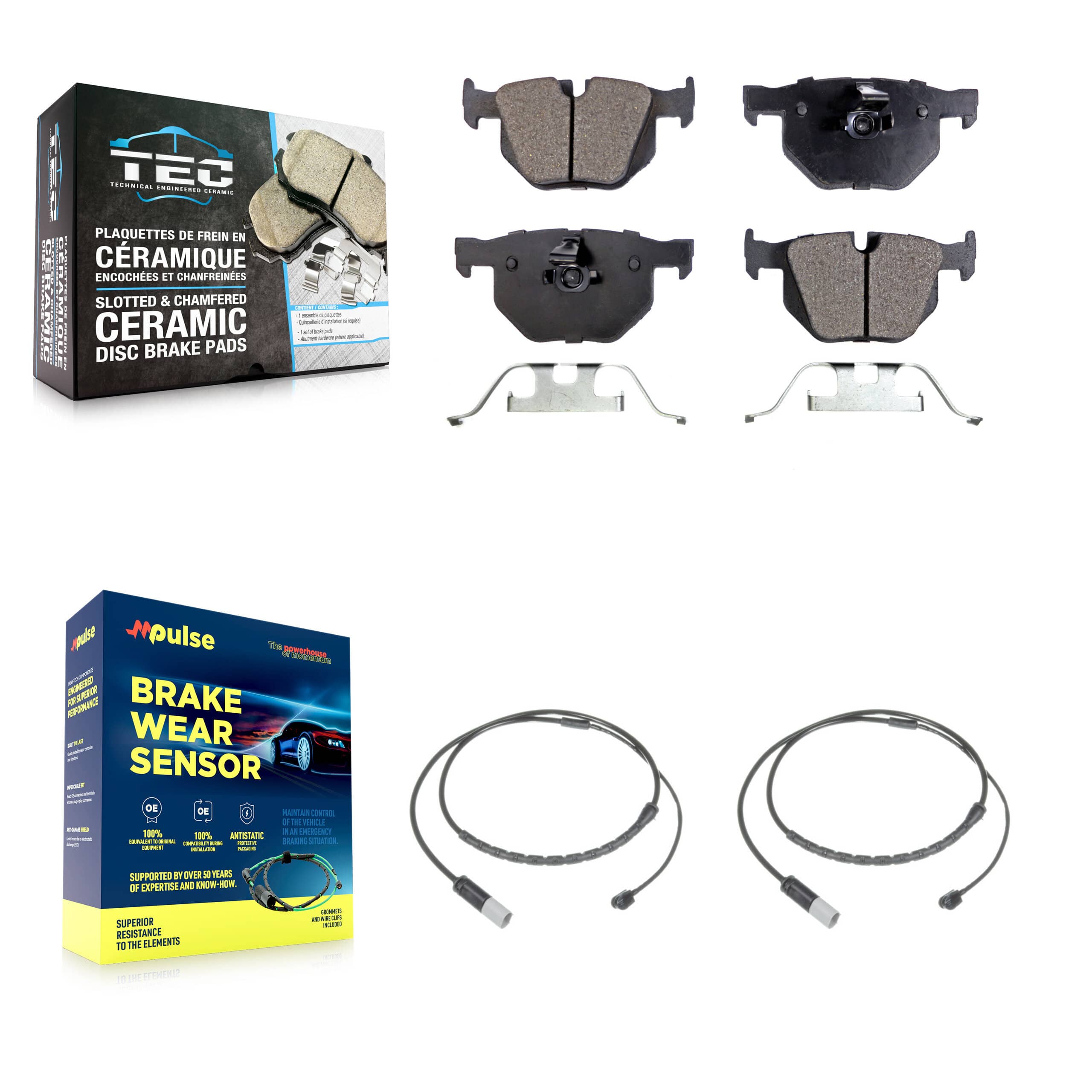 TEC - KTW-101335 - Rear Disc Brake Pad Kits