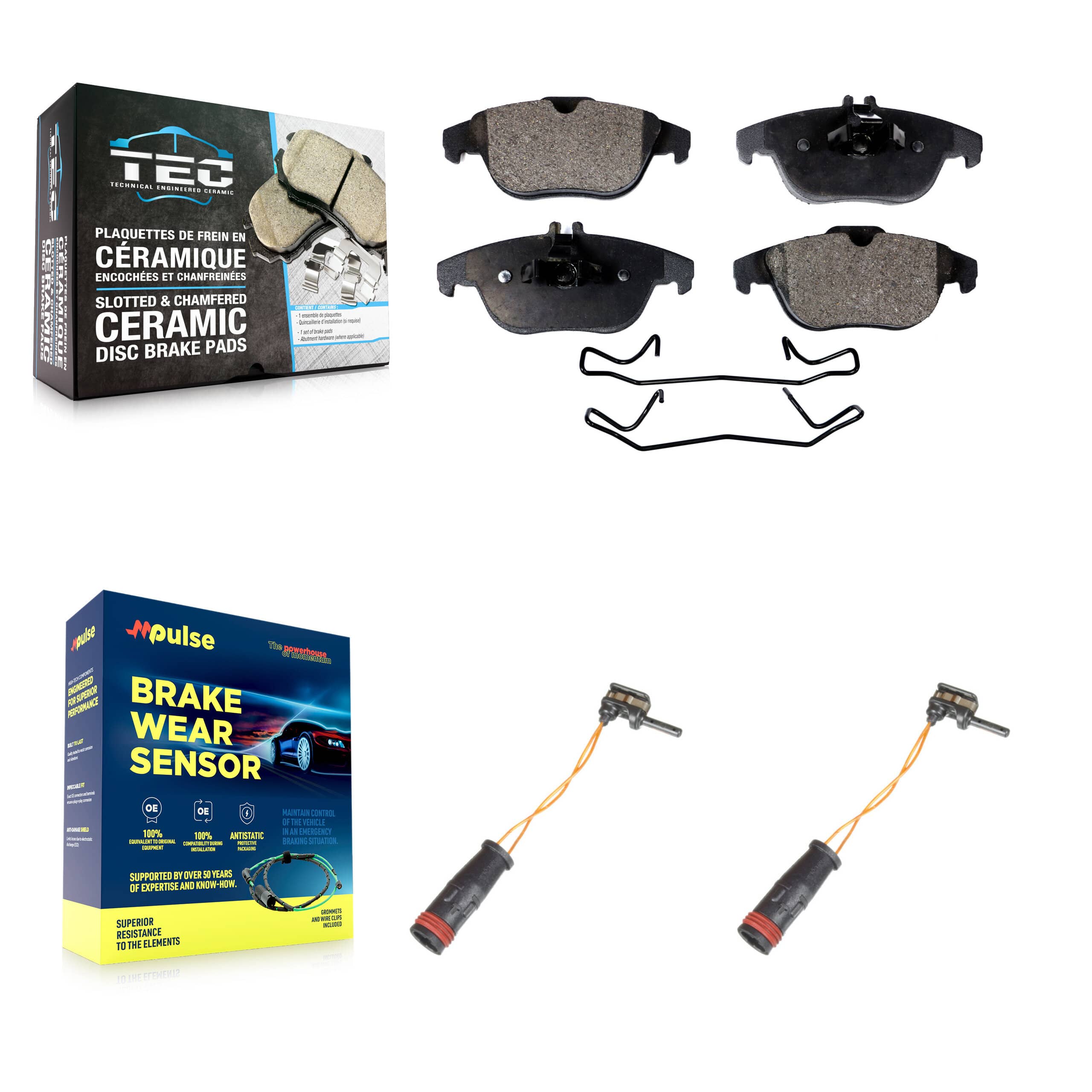 TEC - KTW-101342 - Rear Disc Brake Pad Kits