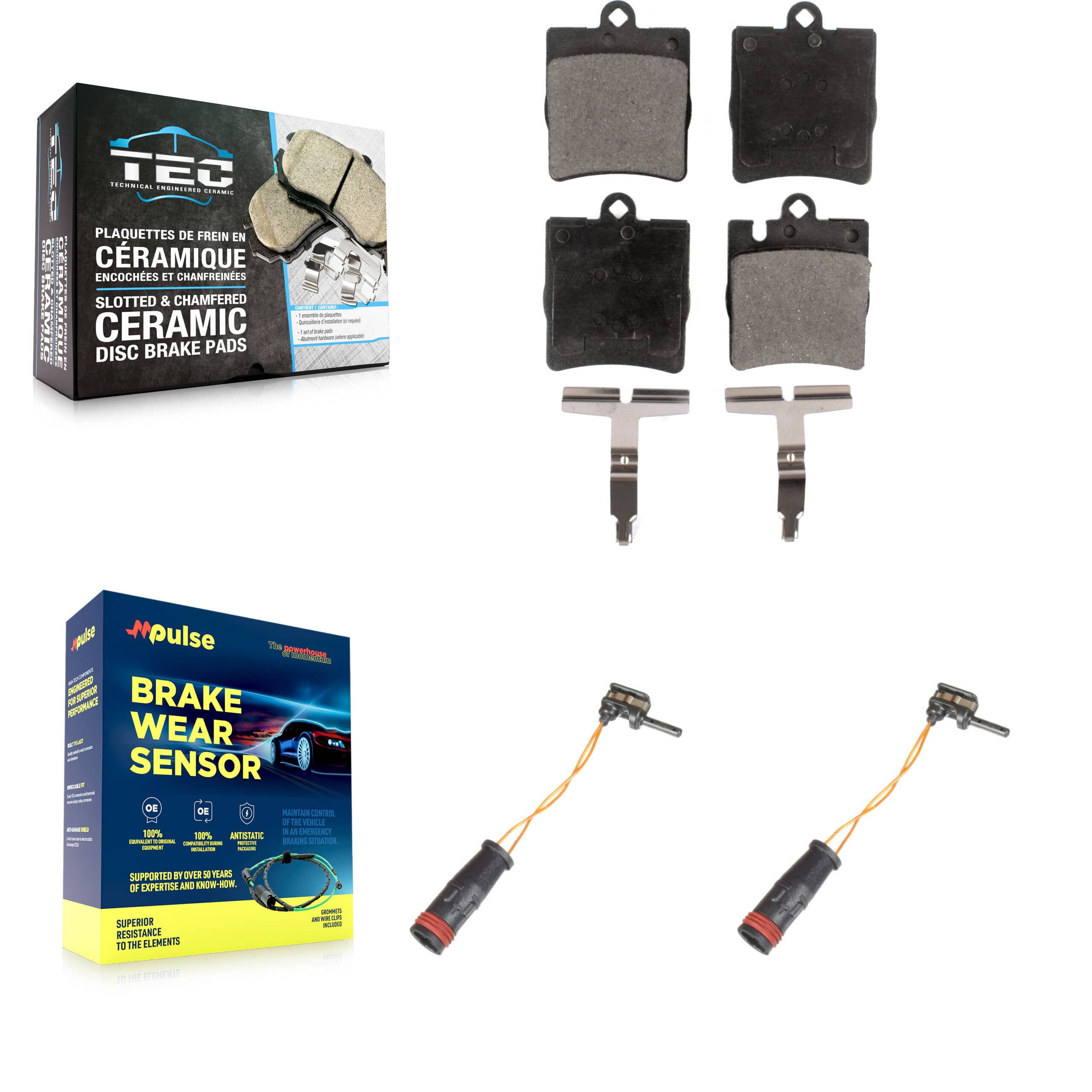 TEC - KTW-101352 - Rear Disc Brake Pad Kits