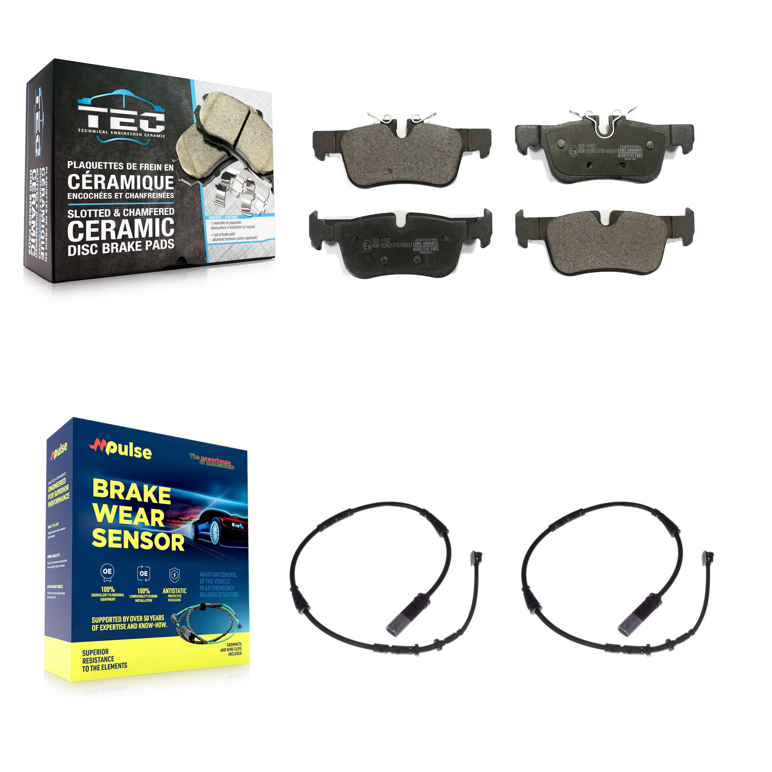 TEC - KTW-101371 - Rear Disc Brake Pad Kits