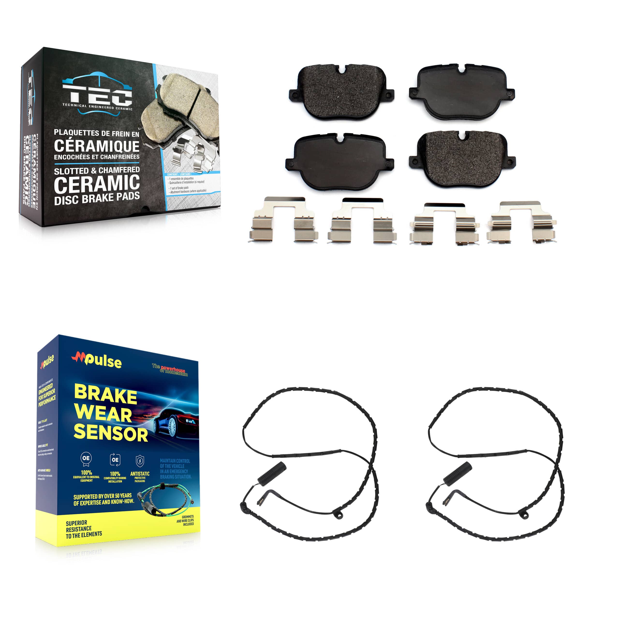 TEC - KTW-101372 - Rear Disc Brake Pad Kits