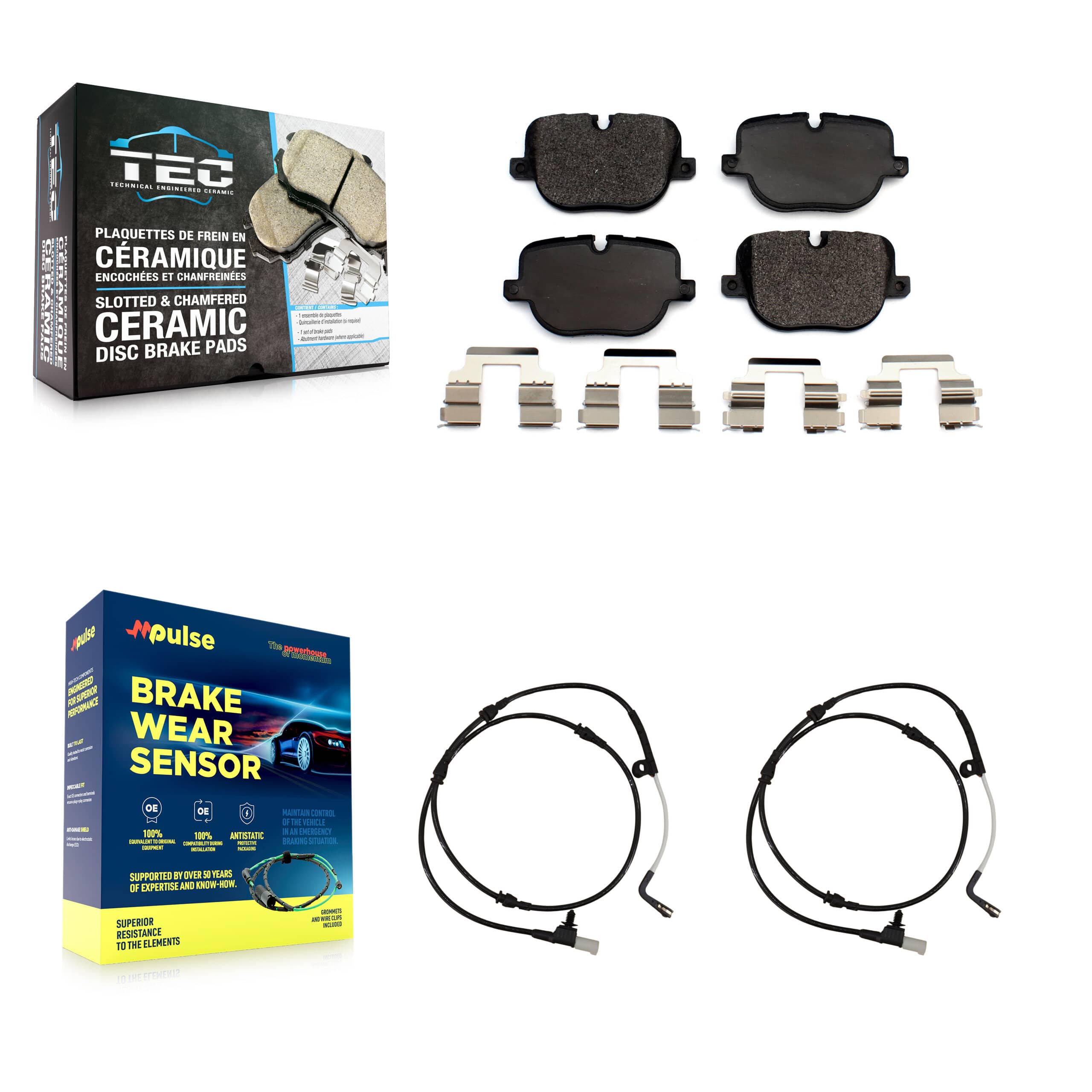 TEC - KTW-101399 - Rear Disc Brake Pad Kits