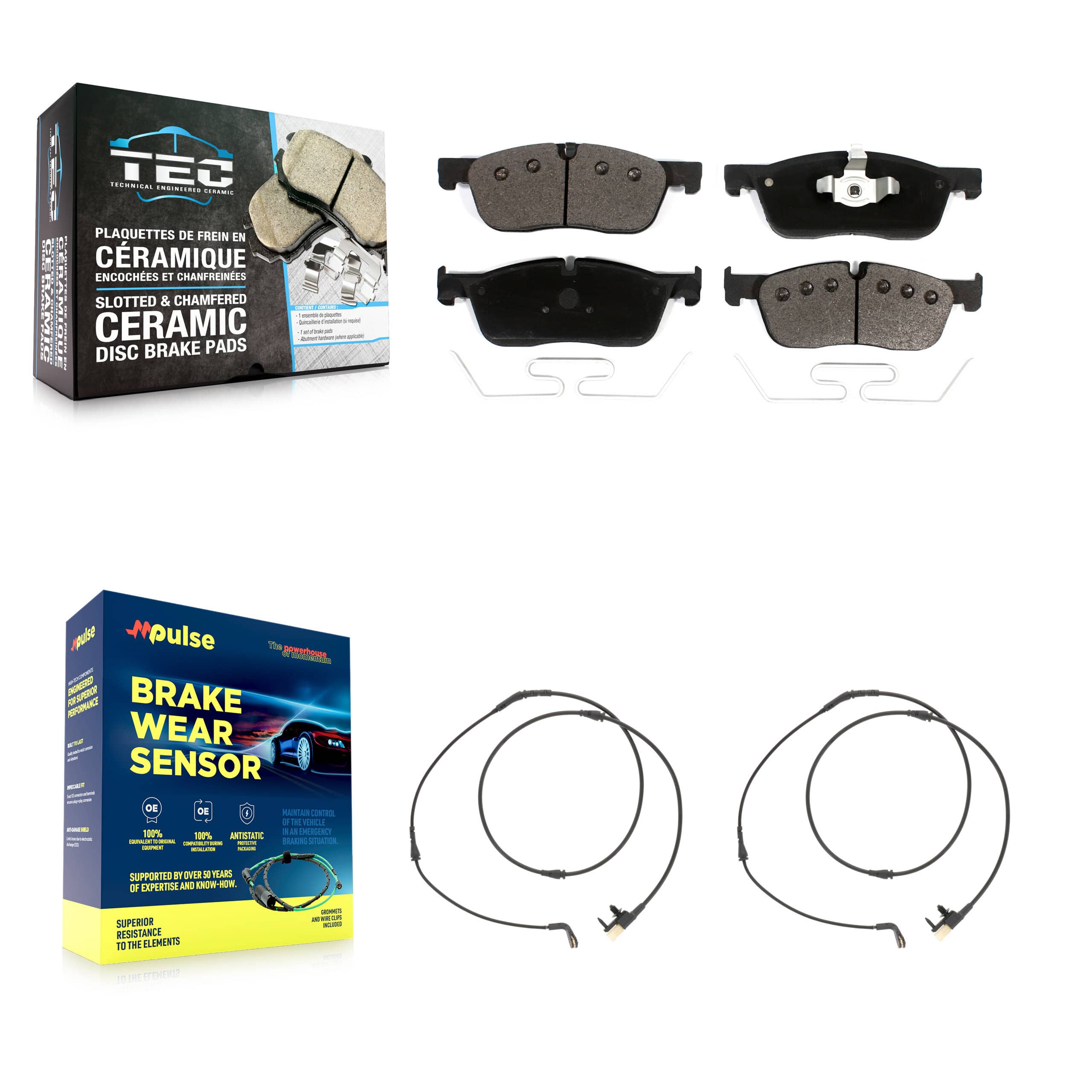 TEC - KTW-101559 - Front Disc Brake Pad Kits