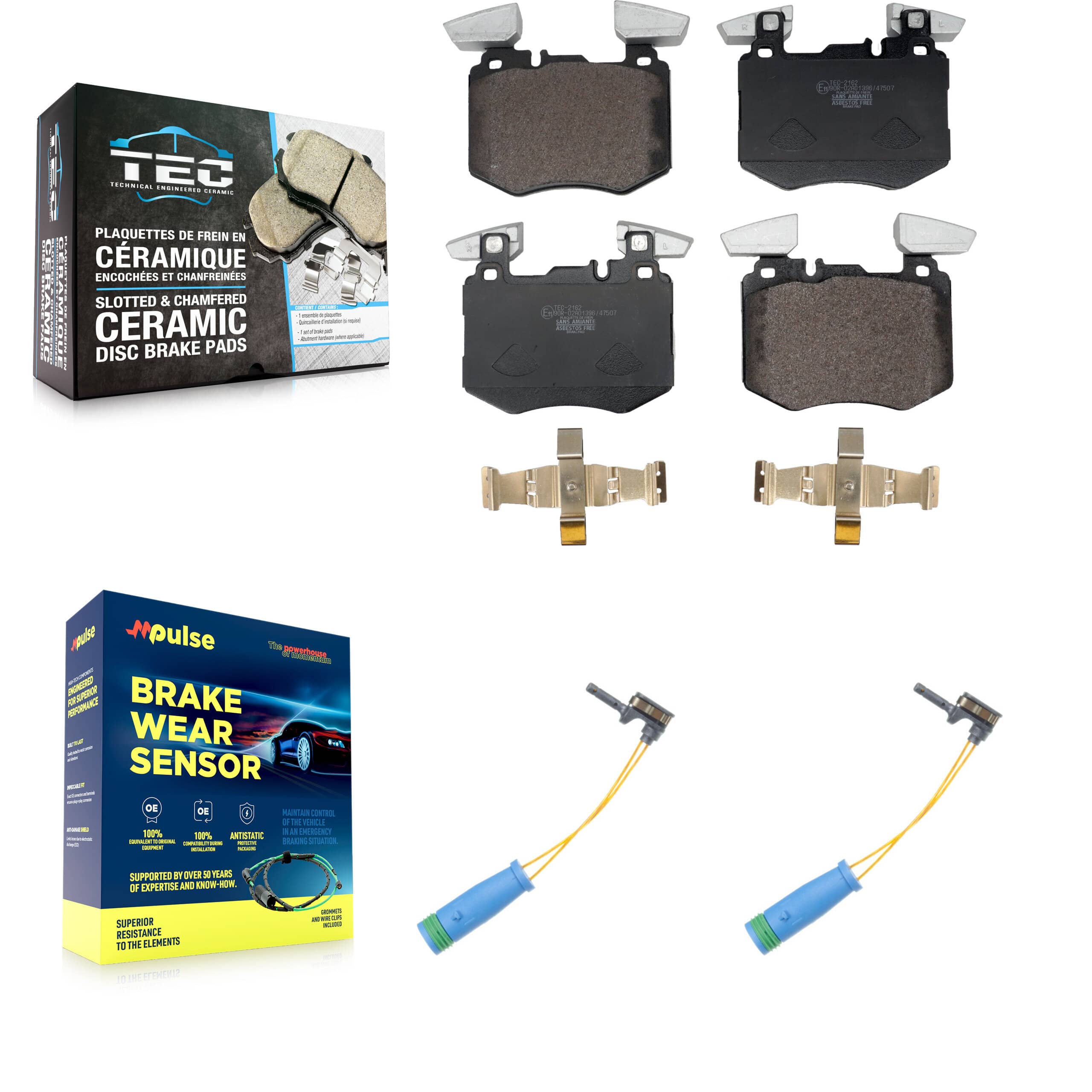 TEC - KTW-101569 - Front Disc Brake Pad Kits