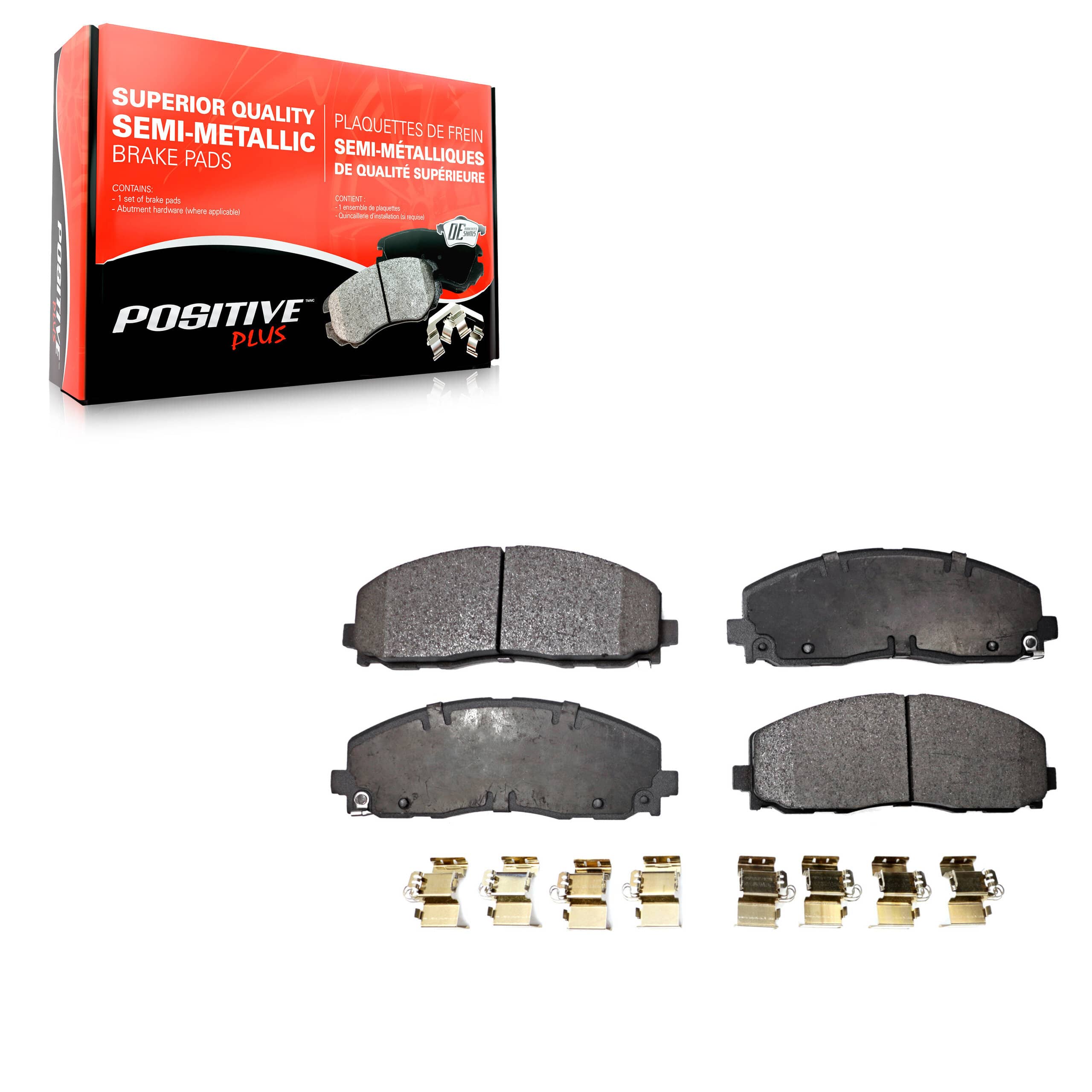 Positive Plus - PPF-D1589 - Front Disc Brake Pad