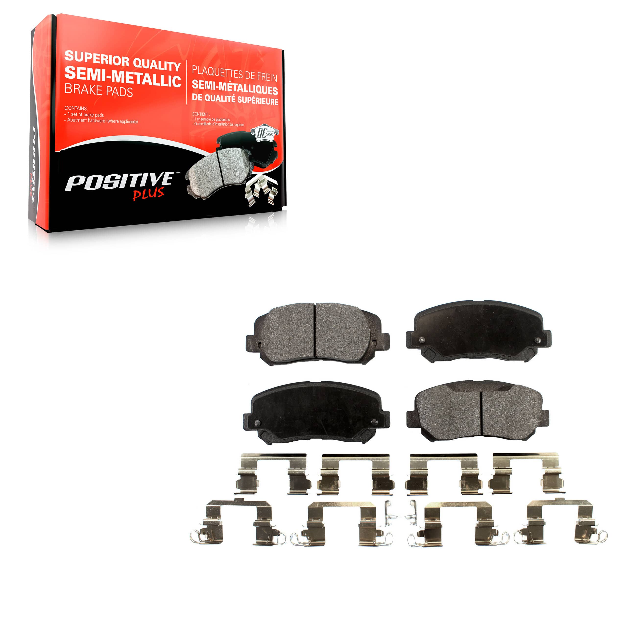 Positive Plus - PPF-D1640 - Front Disc Brake Pad
