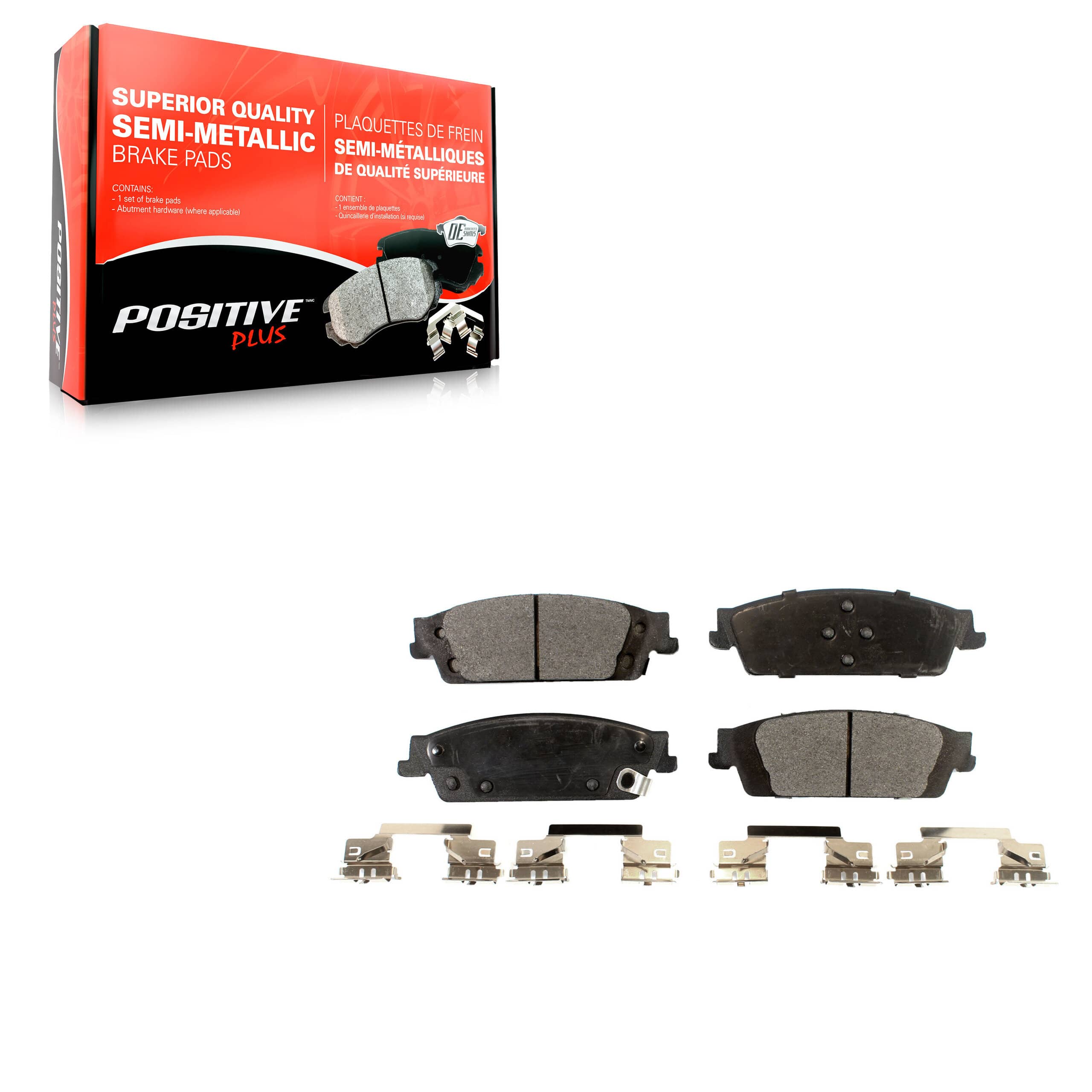 Positive Plus - PPF-D1707 - Rear Disc Brake Pad